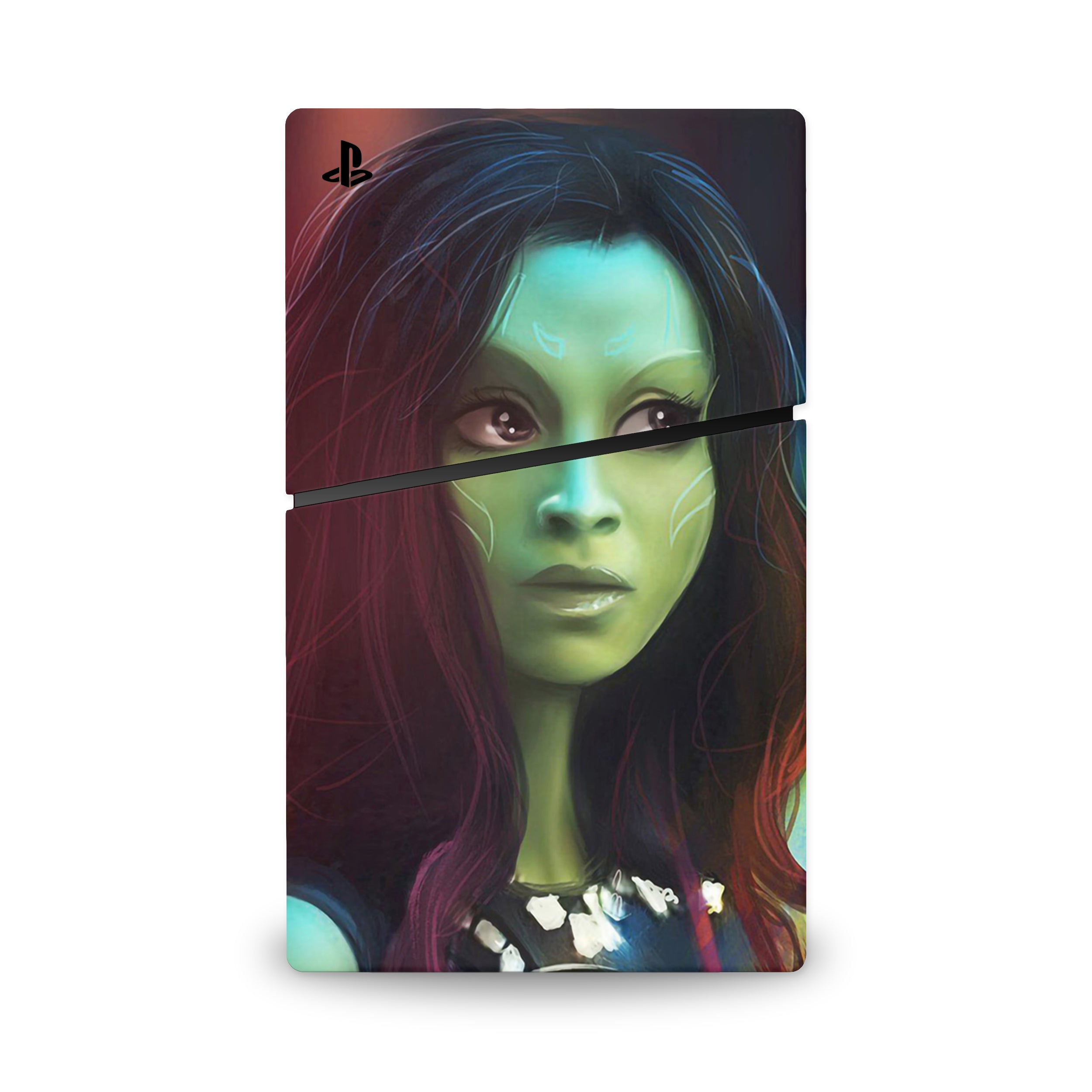 Celestial Assassin v4 PS5 Slim Skin - Comics-inspired design