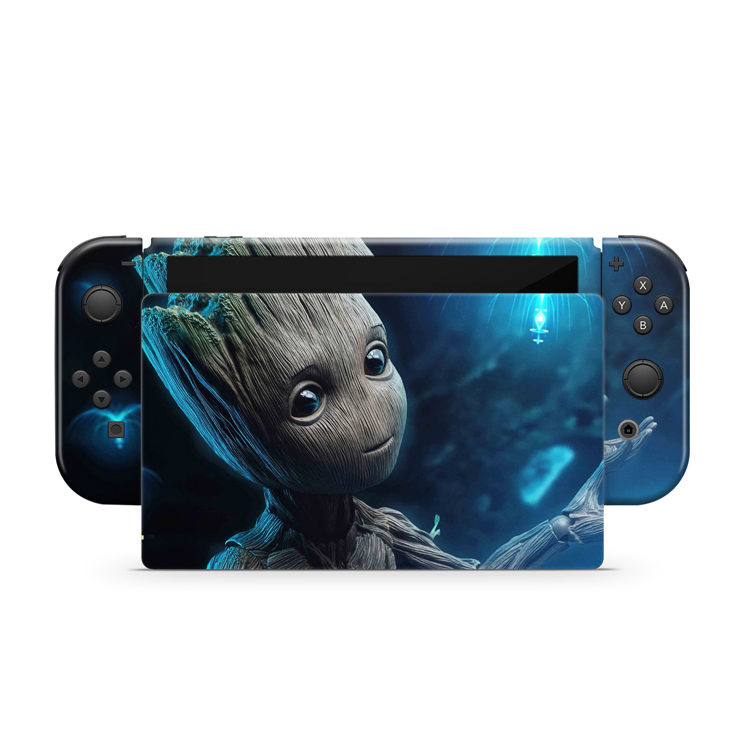 Forest Protector v1 Nintendo Switch OLED Skin - Comics-inspired design