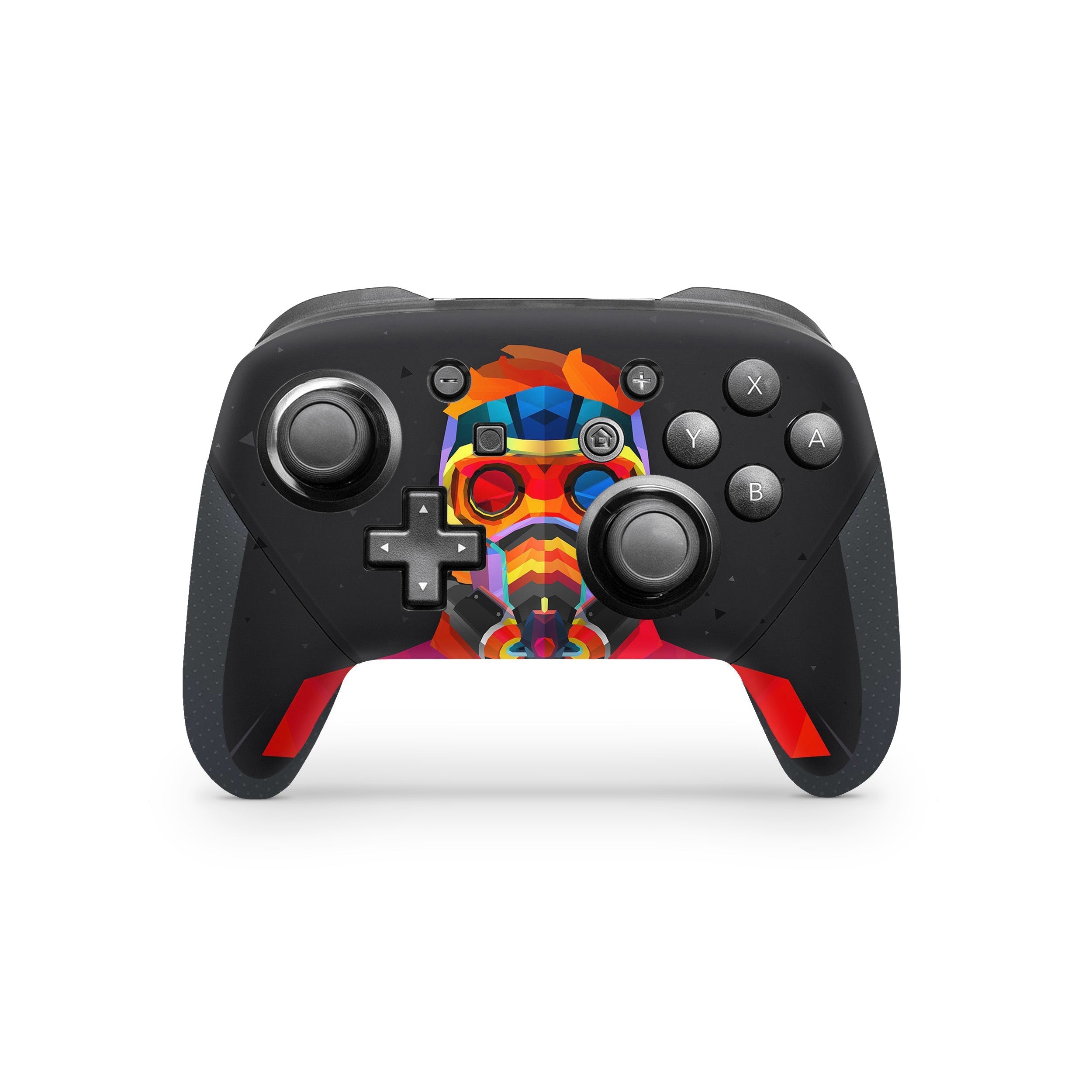 Galactic Outlaw v1 Nintendo Switch Pro Controller Skin - Comics-inspired design