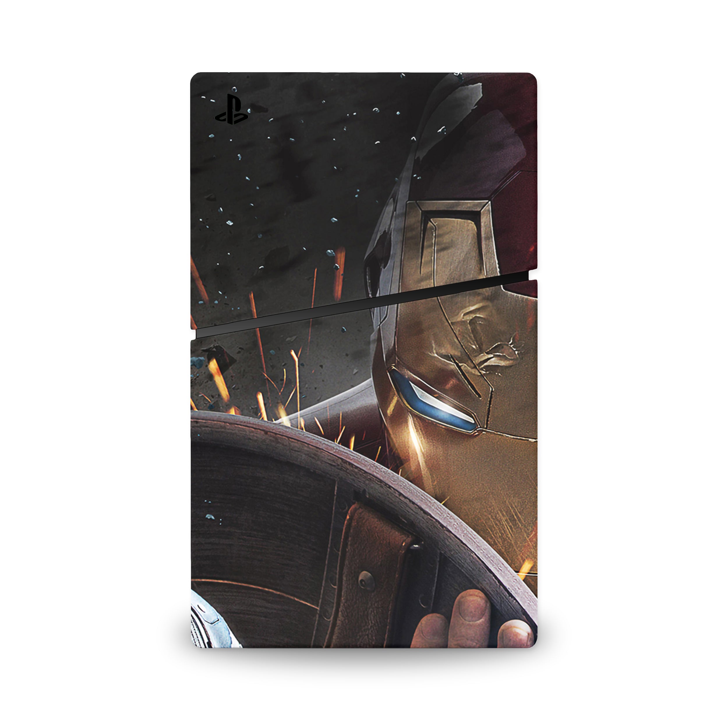 Techno Vanguard v1 PS5 Slim Digital Skin - Comics-inspired design