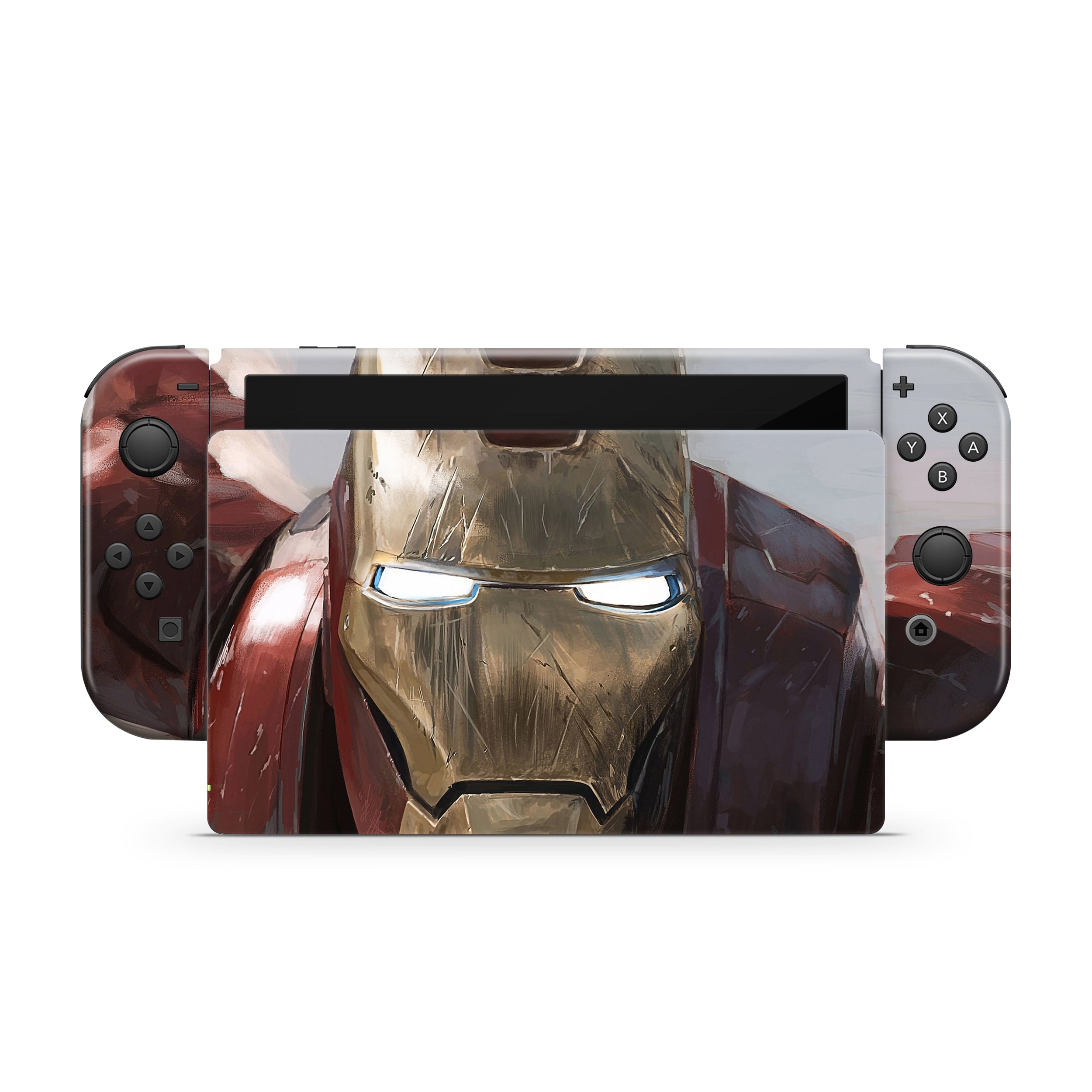 Techno Vanguard v4 Nintendo Switch OLED Skin - Comics-inspired design