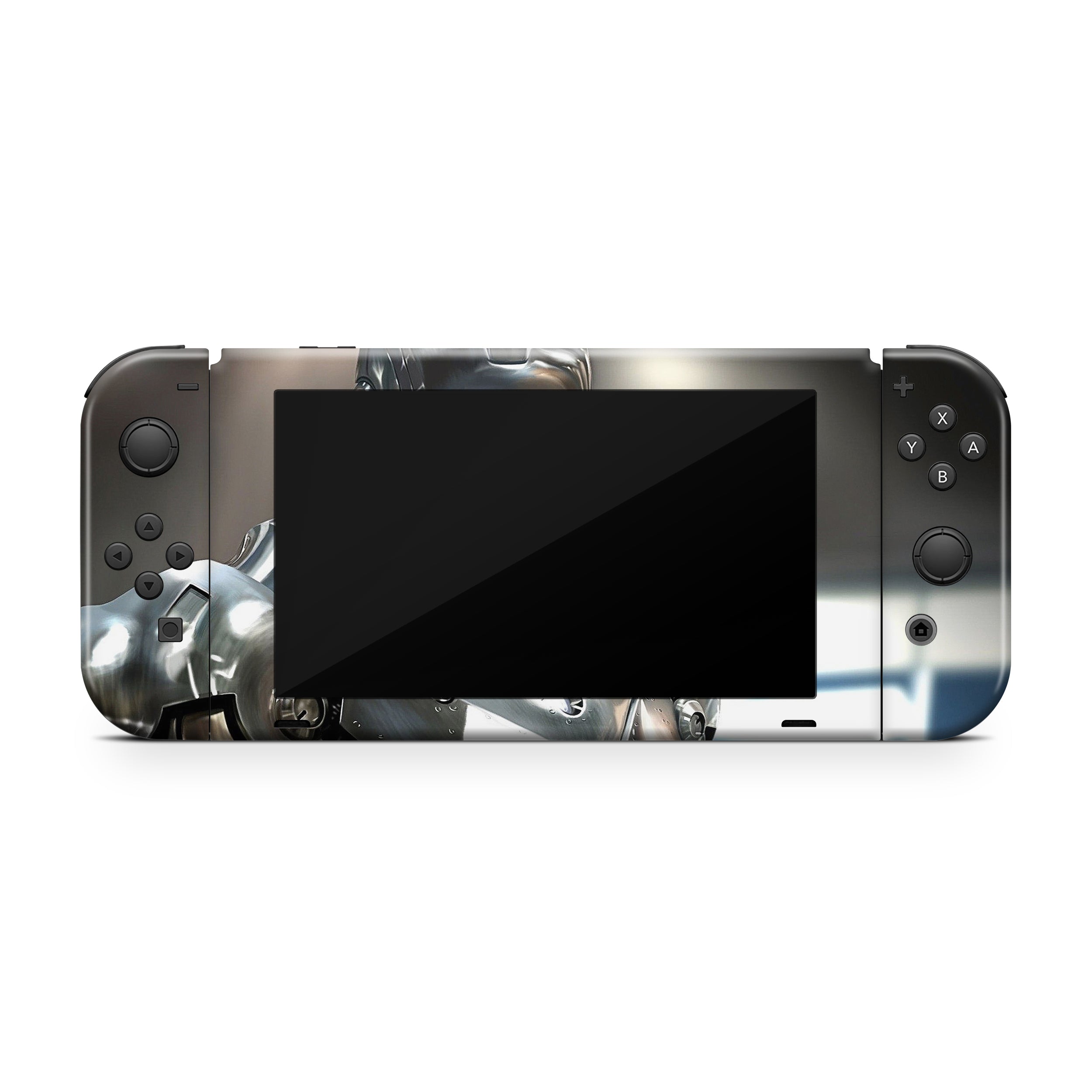 Techno Vanguard v7 Nintendo Switch OLED Skin - Comics-inspired design