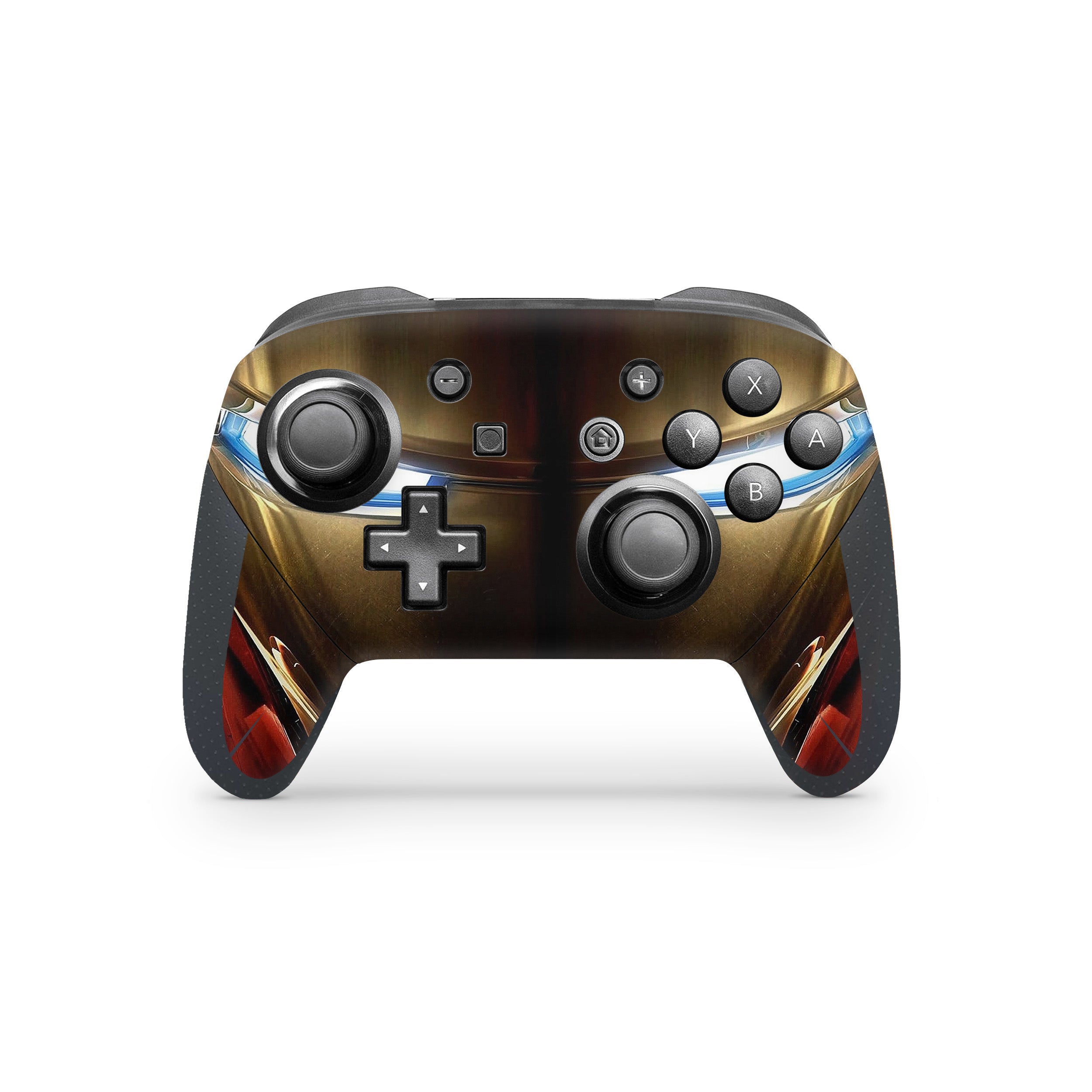 Techno Vanguard v12 Nintendo Switch Pro Controller Skin - Comics-inspired design