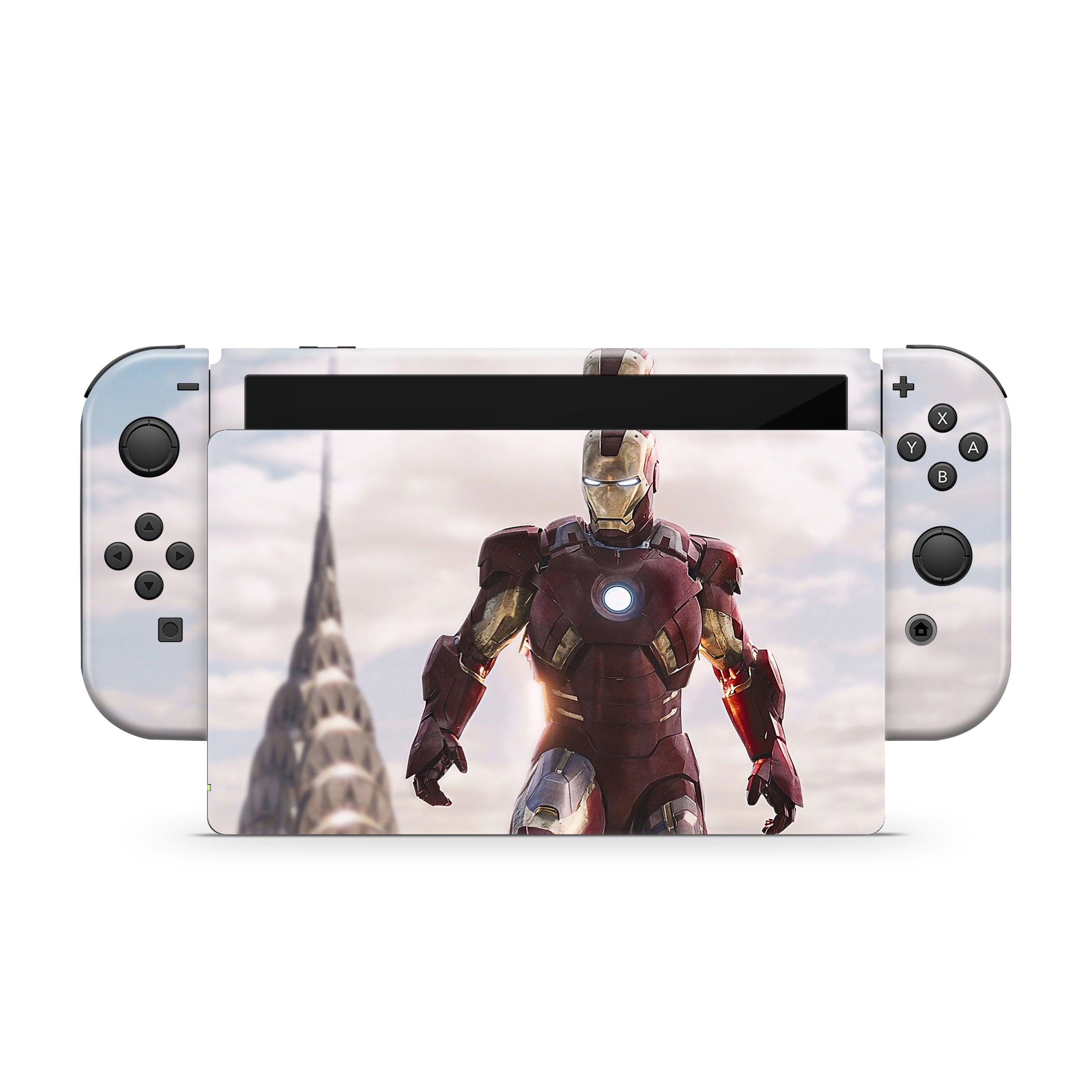 Techno Vanguard v13 Nintendo Switch OLED Skin - Comics-inspired design