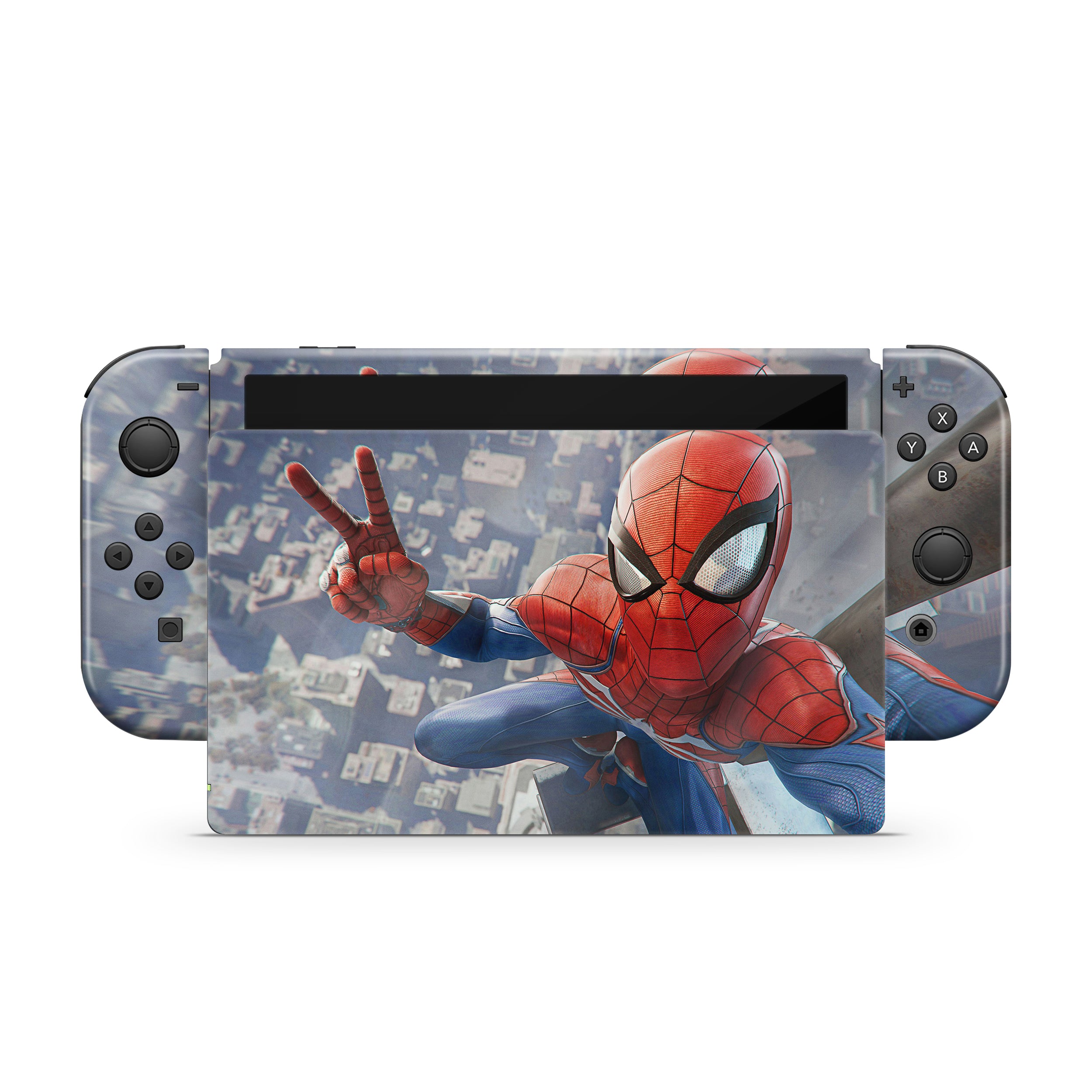 Wall-Crawler v2 Nintendo Switch OLED Skin - Comics-inspired design