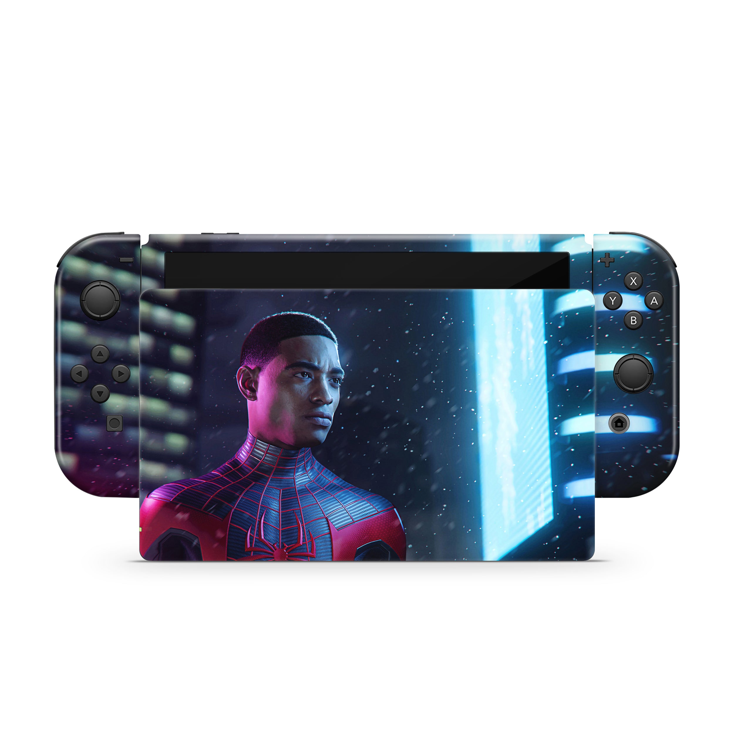 Wall-Crawler v13 Nintendo Switch OLED Skin - Comics-inspired design