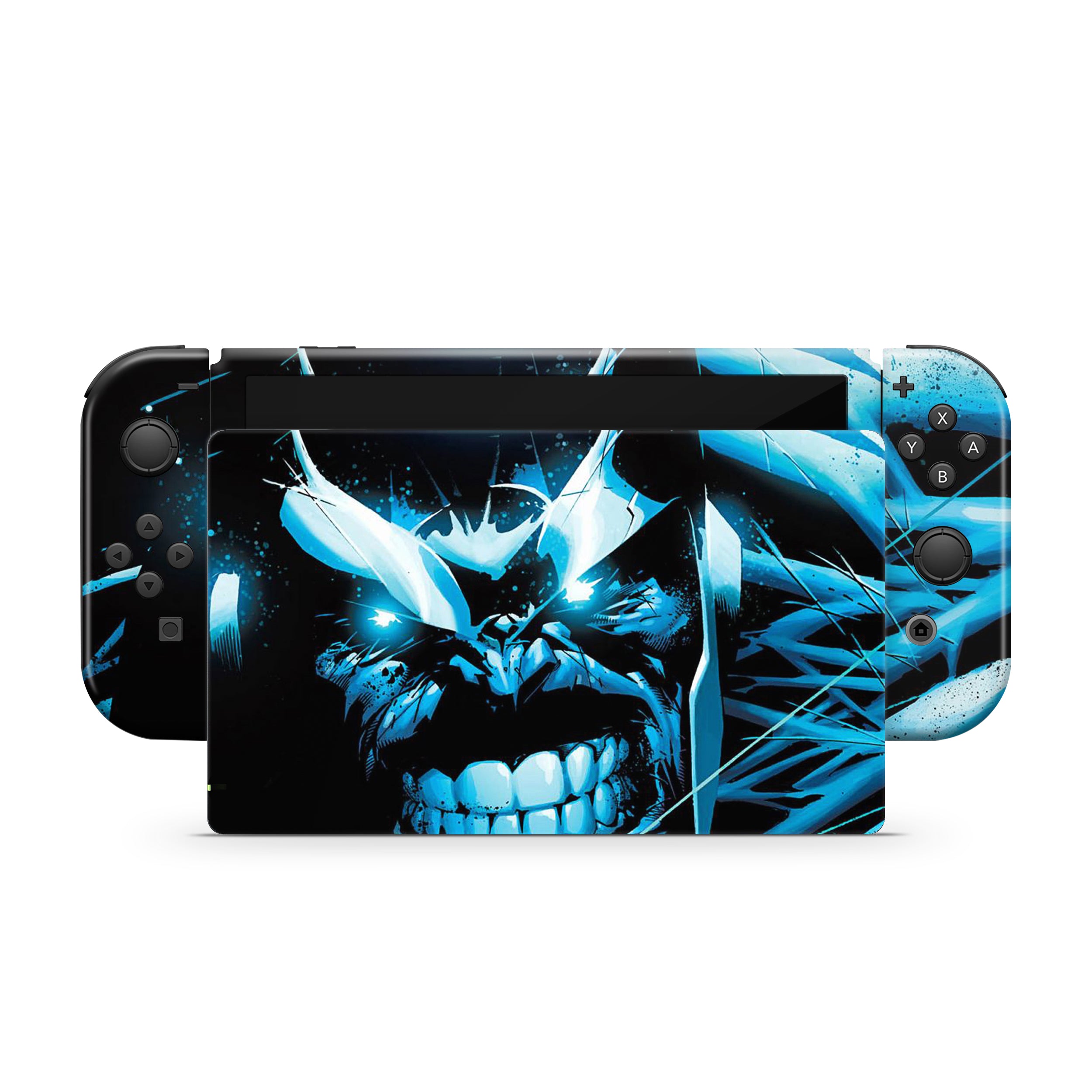 Titan of Doom v1 Nintendo Switch OLED Skin - Comics-inspired design