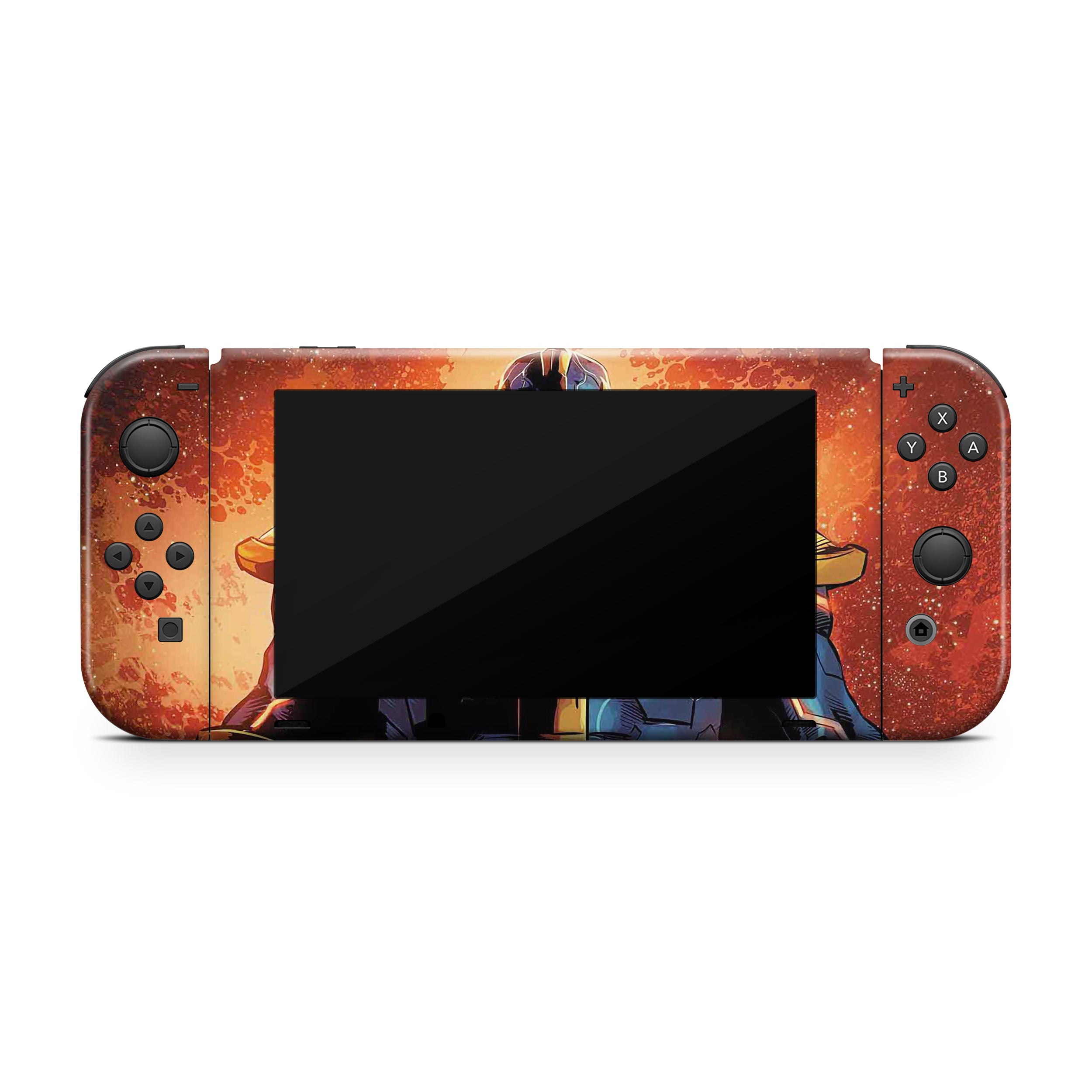 Titan of Doom v2 Nintendo Switch OLED Skin - Comics-inspired design