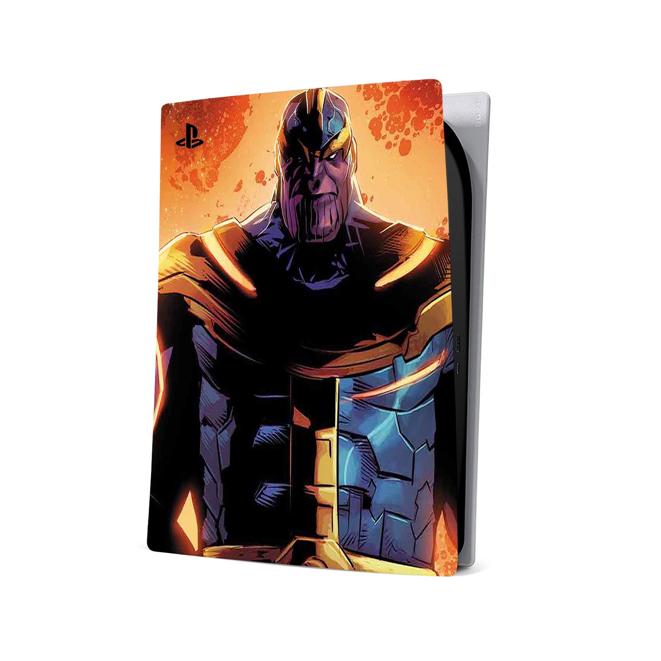 Titan of Doom v2 PS5 Skin - Comics-inspired design
