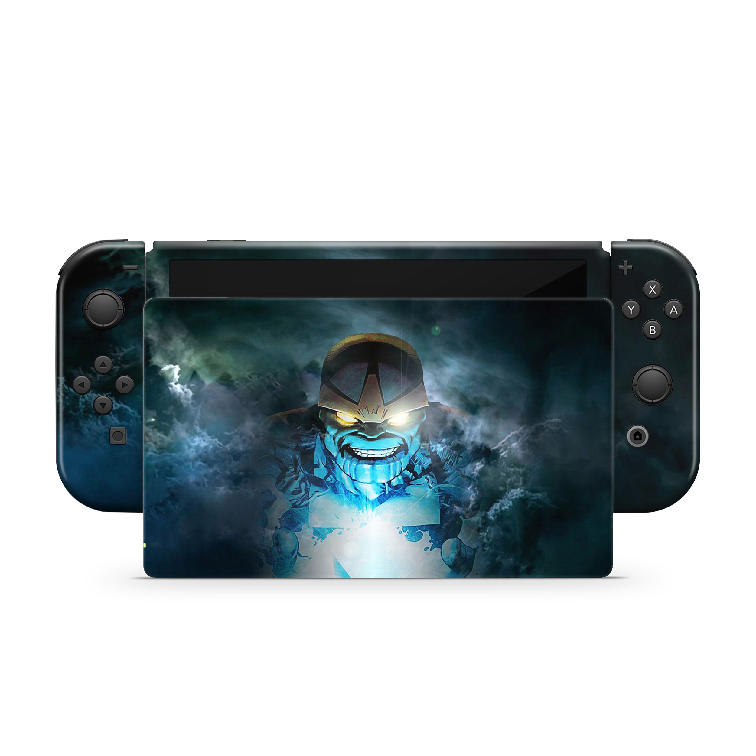 Titan of Doom v3 Nintendo Switch OLED Skin - Comics-inspired design