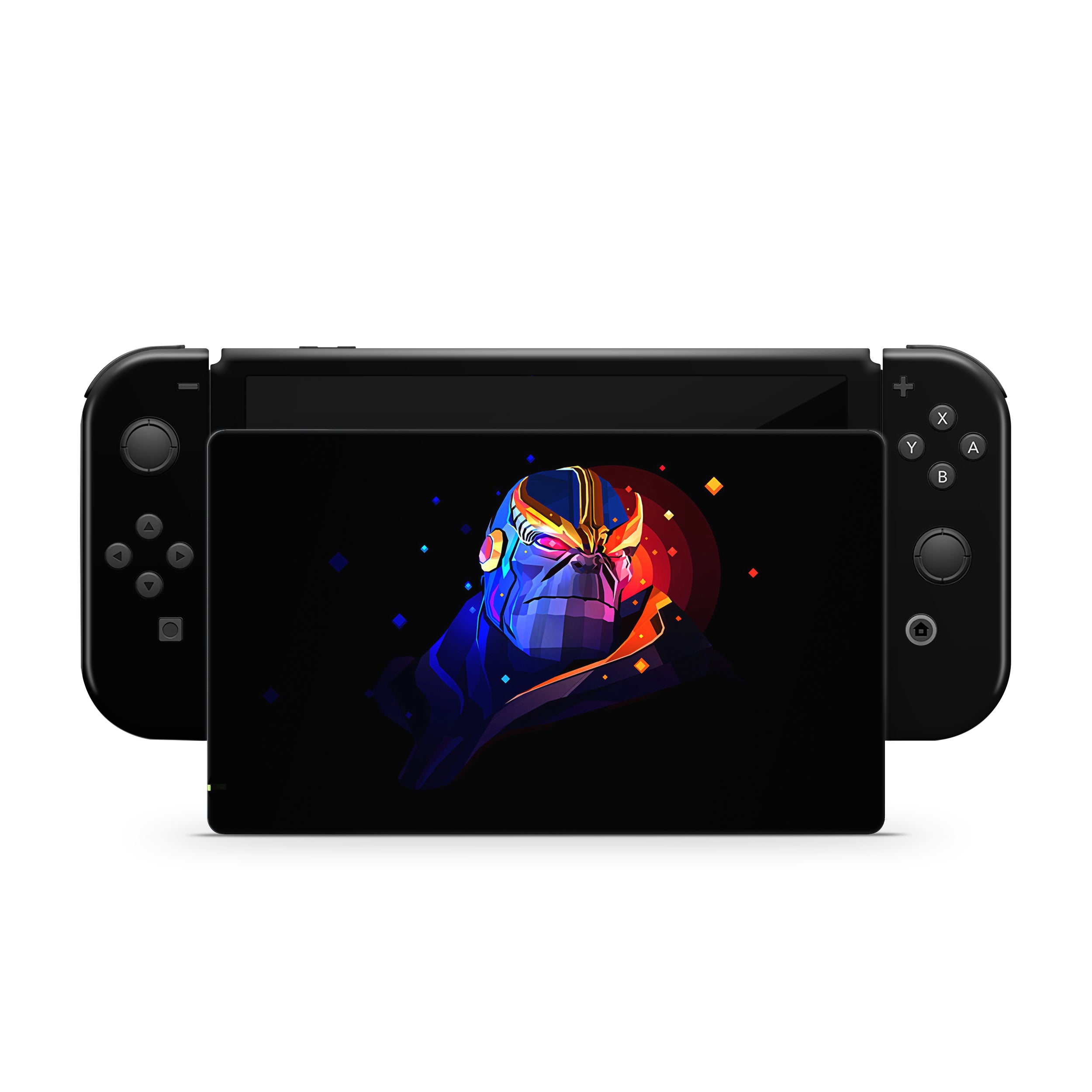 Titan of Doom v7 Nintendo Switch OLED Skin - Comics-inspired design