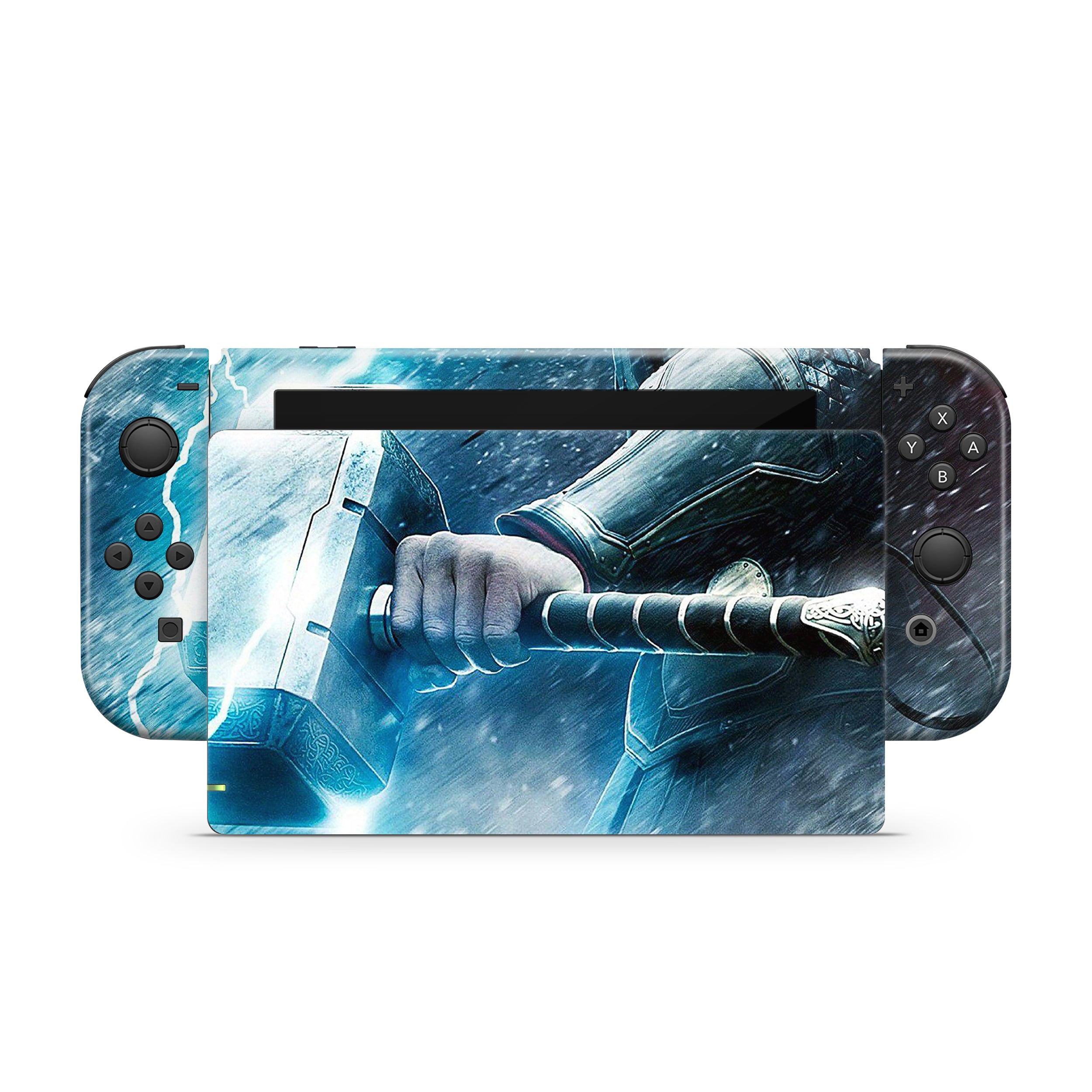 Thunder God v1 Nintendo Switch Skin - Comics-inspired design