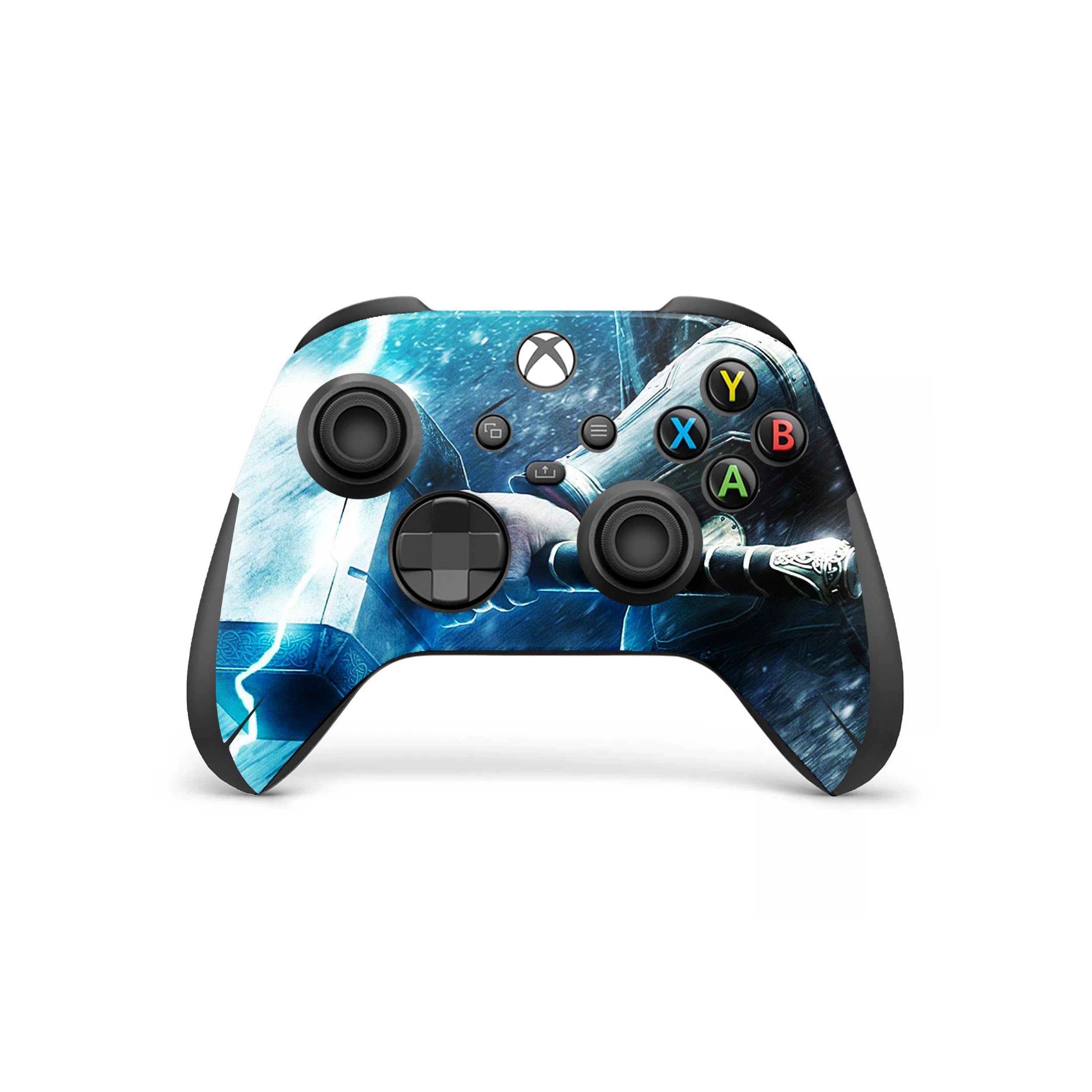 Thunder God v1 Xbox Series Controller Skin - Comics-inspired design