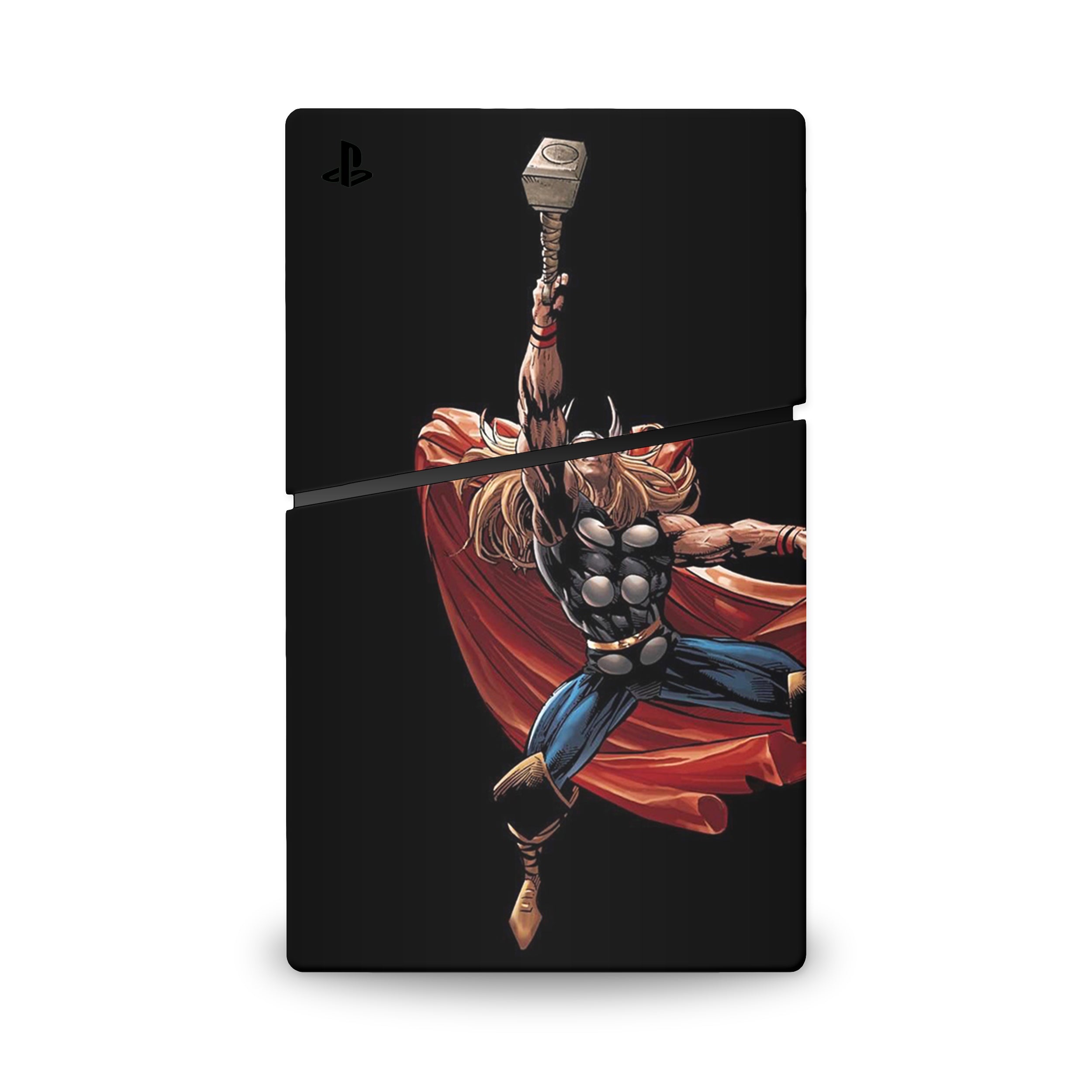 Thunder God v2 PS5 Slim Digital Skin - Comics-inspired design