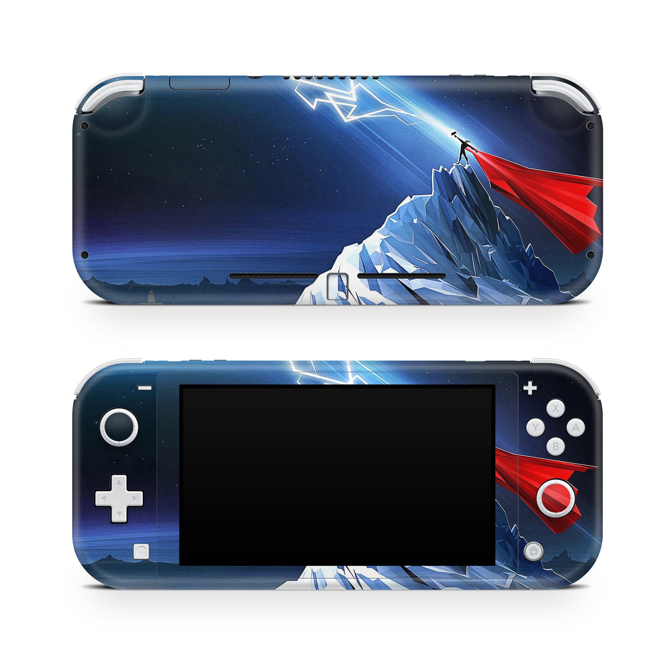 Thunder God v3 Nintendo Switch Lite Skin - Comics-inspired design