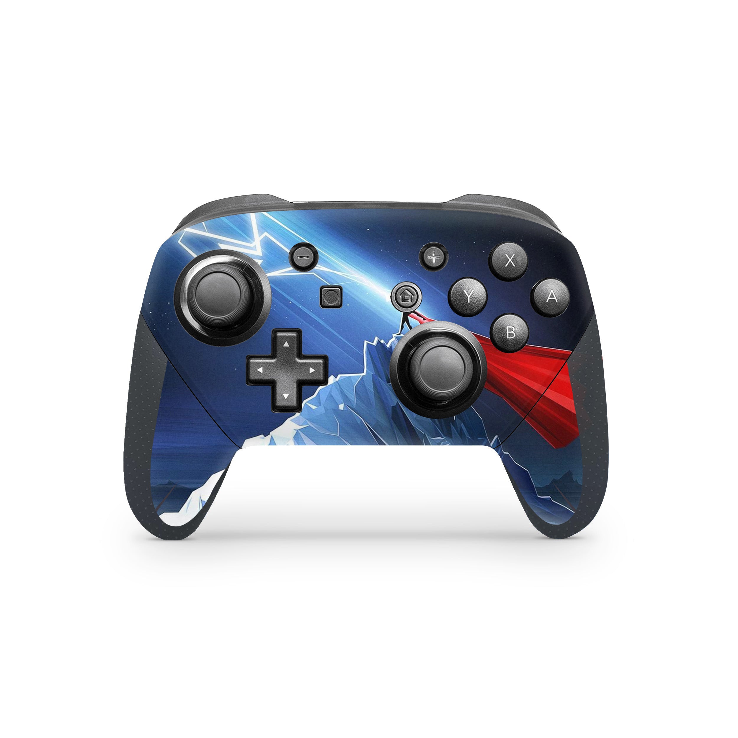 Thunder God v3 Nintendo Switch Pro Controller Skin - Comics-inspired design