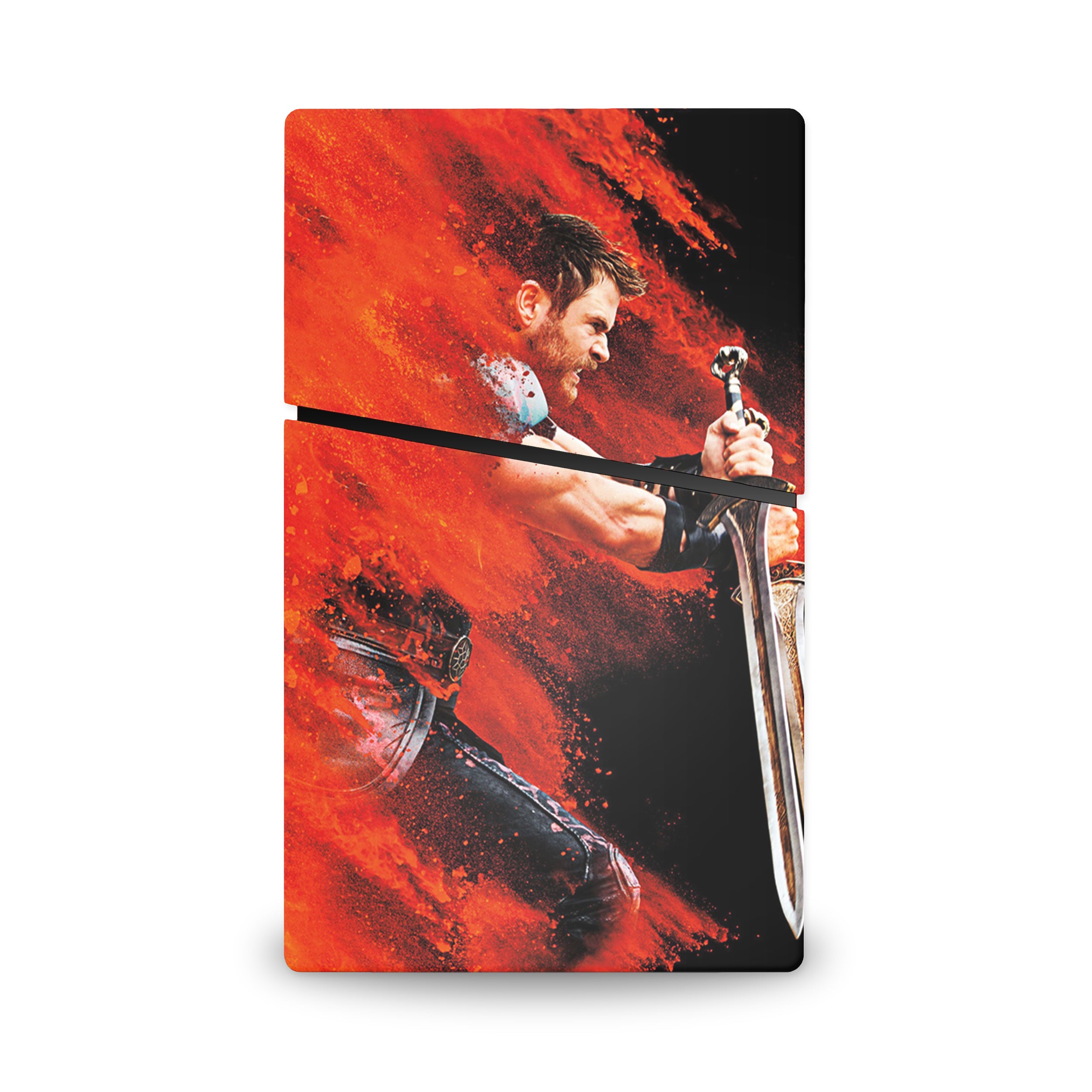 Thunder God v5 PS5 Slim Digital Skin - Comics-inspired design