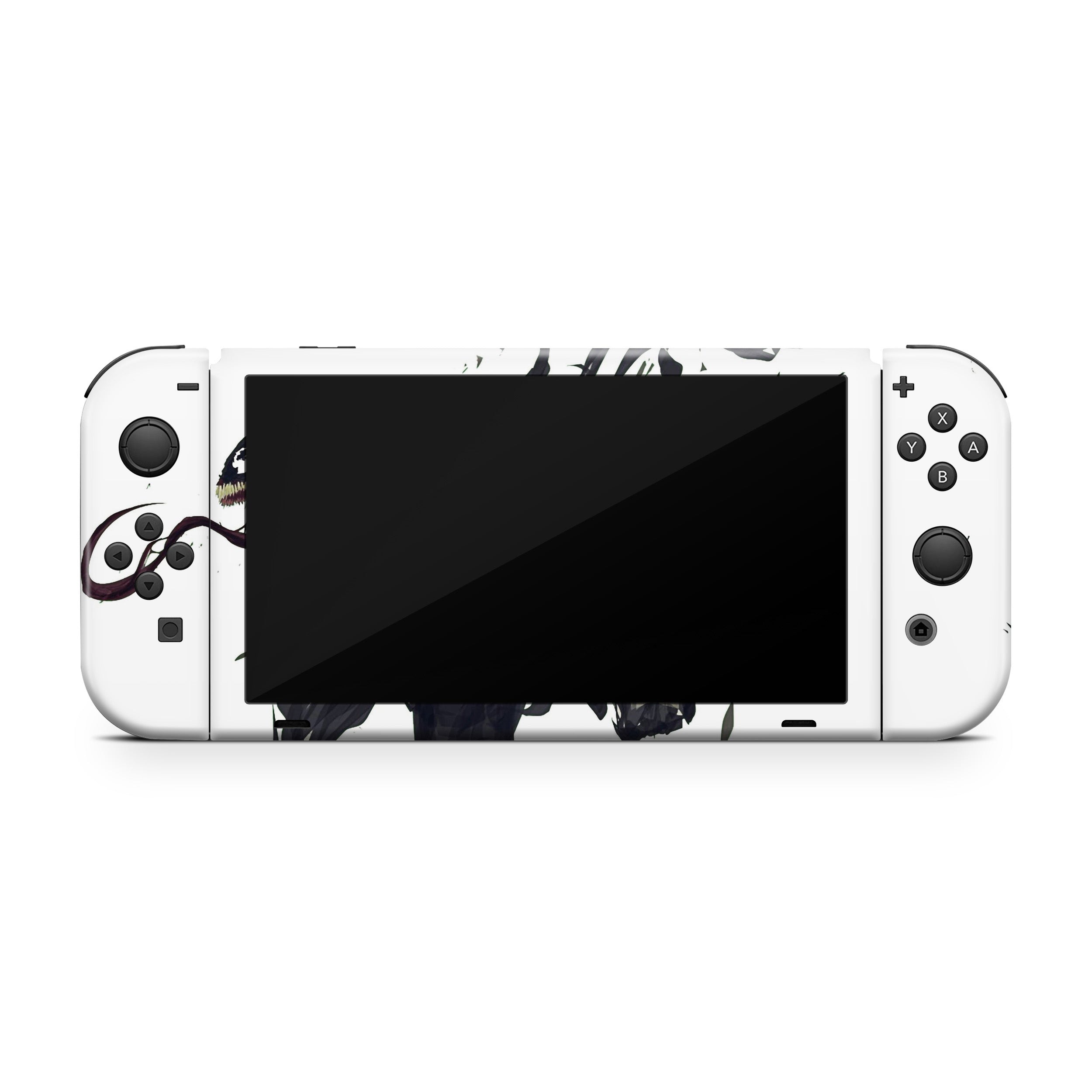 Dark Symbiote v3 Nintendo Switch OLED Skin - Comics-inspired design