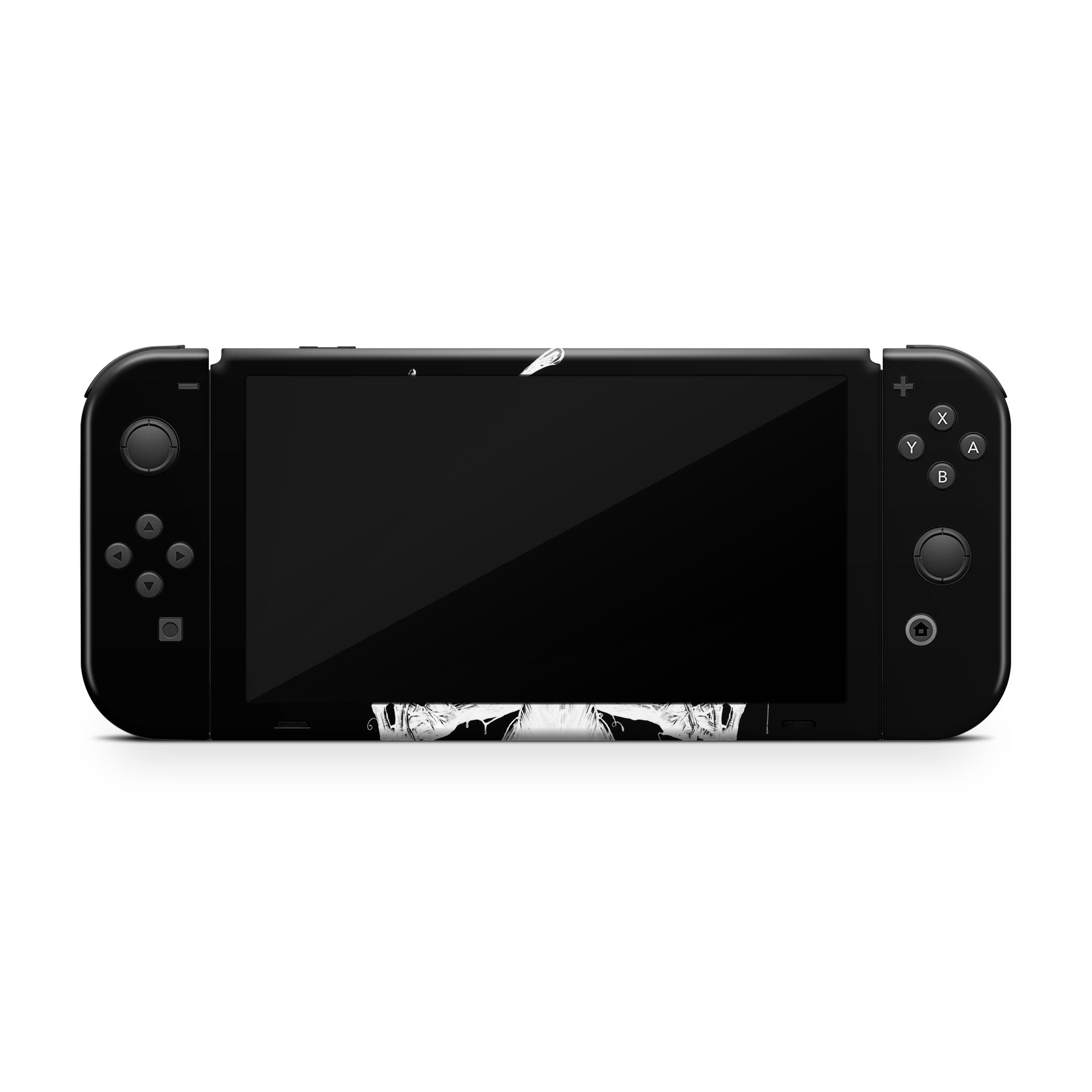 Dark Symbiote v4 Nintendo Switch OLED Skin - Comics-inspired design