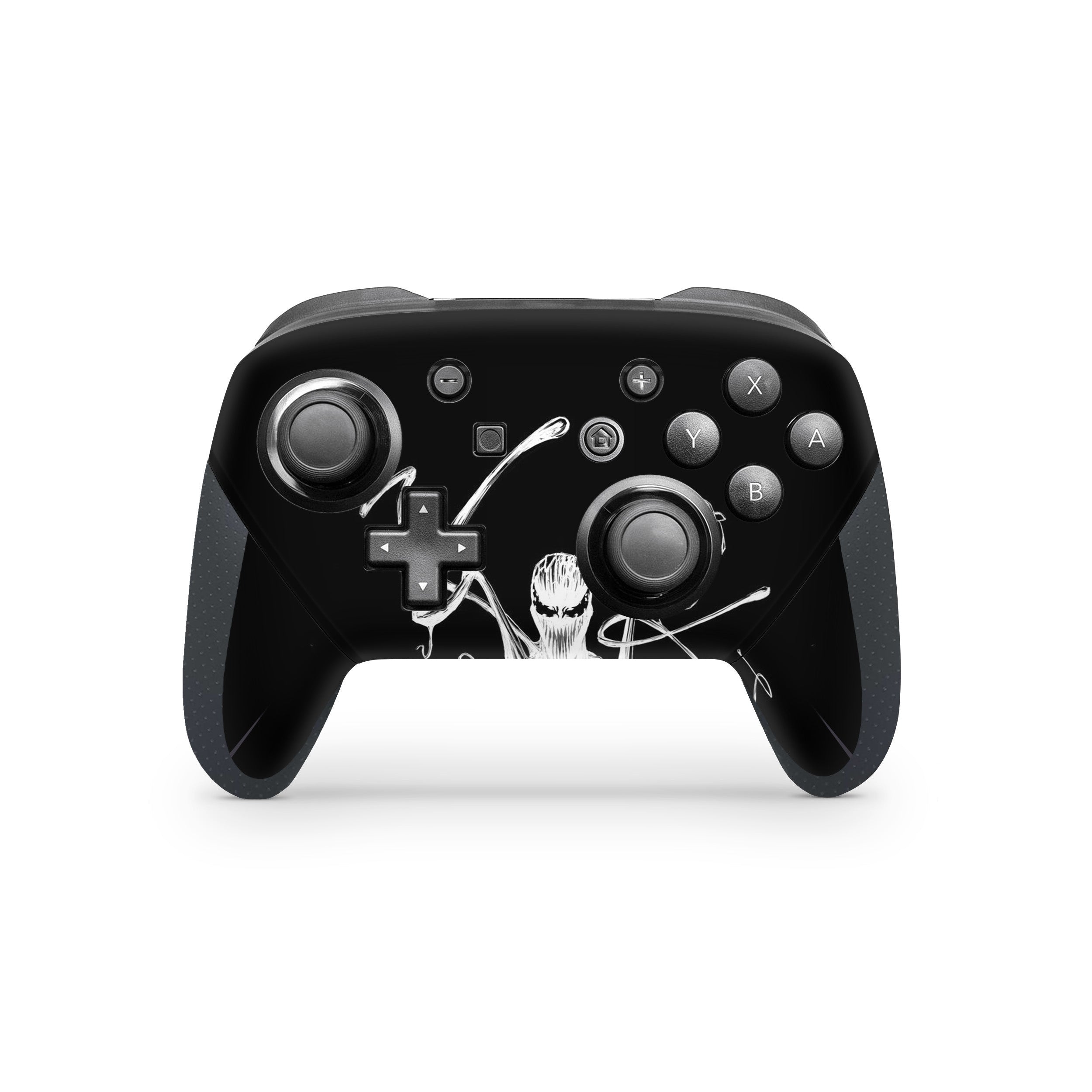 Dark Symbiote v4 Nintendo Switch Pro Controller Skin - Comics-inspired design