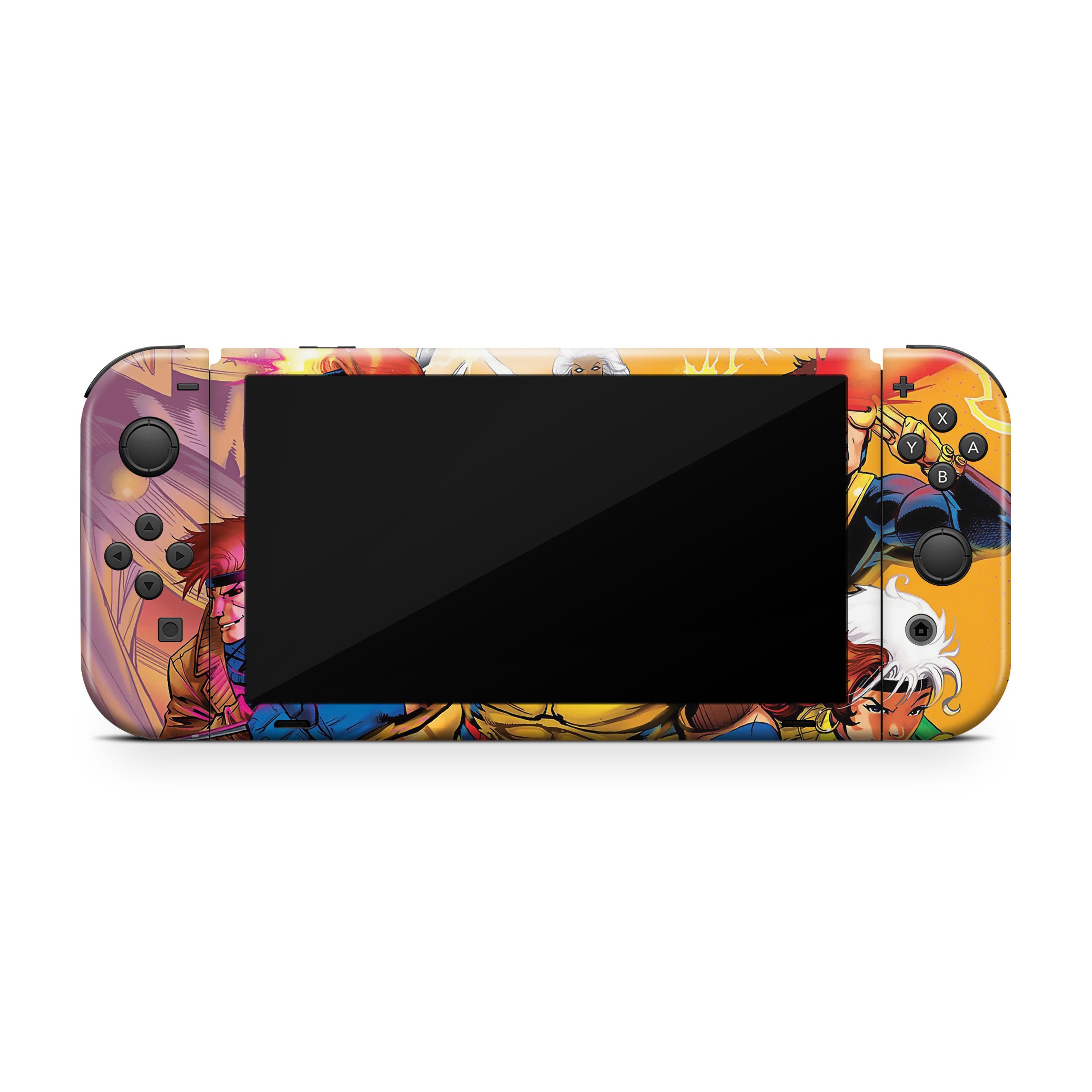 Mutant Warriors v1 Nintendo Switch OLED Skin - Comics-inspired design