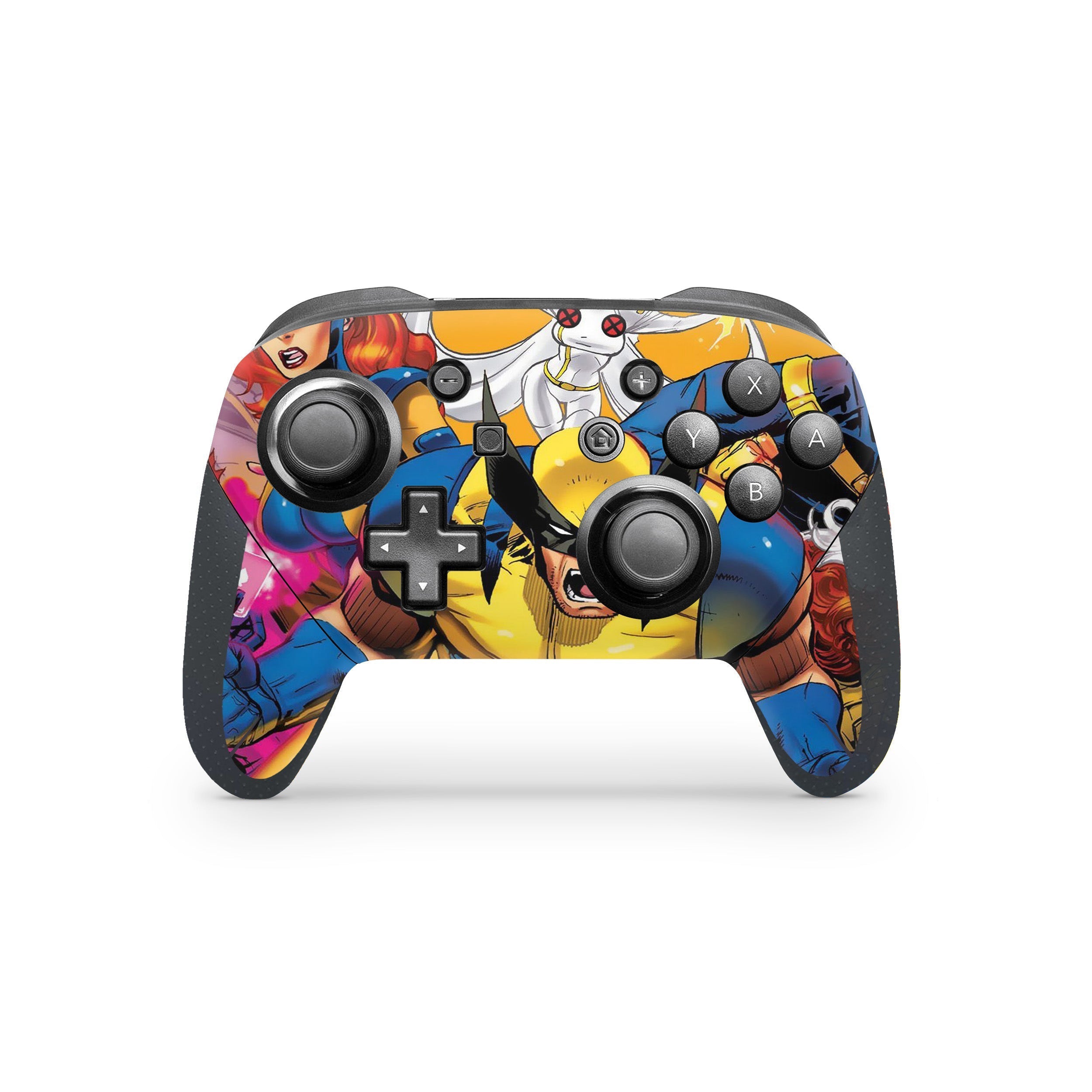 Mutant Warriors v1 Nintendo Switch Pro Controller Skin - Comics-inspired design