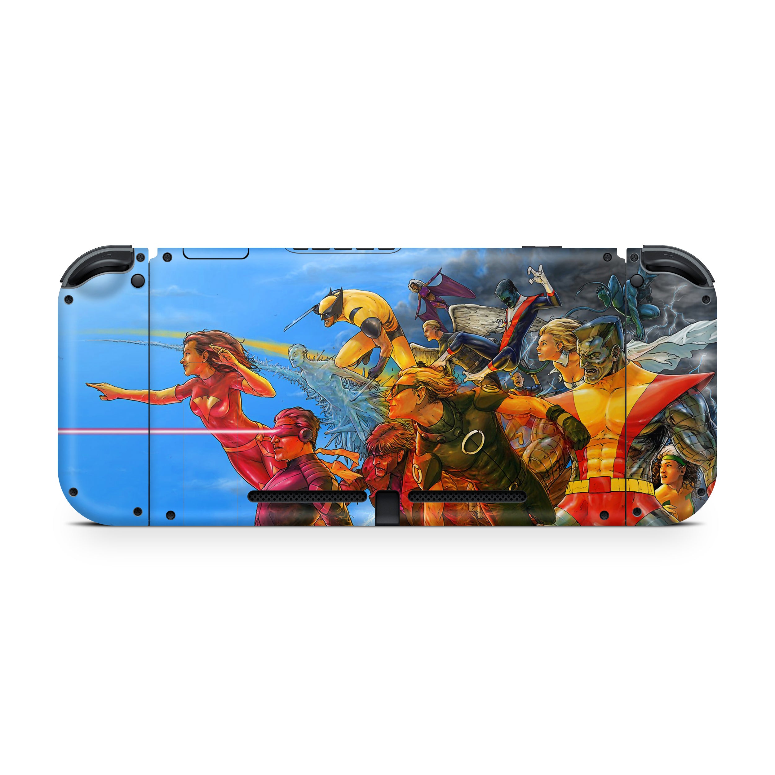 Mutant Warriors v2 Nintendo Switch OLED Skin - Comics-inspired design