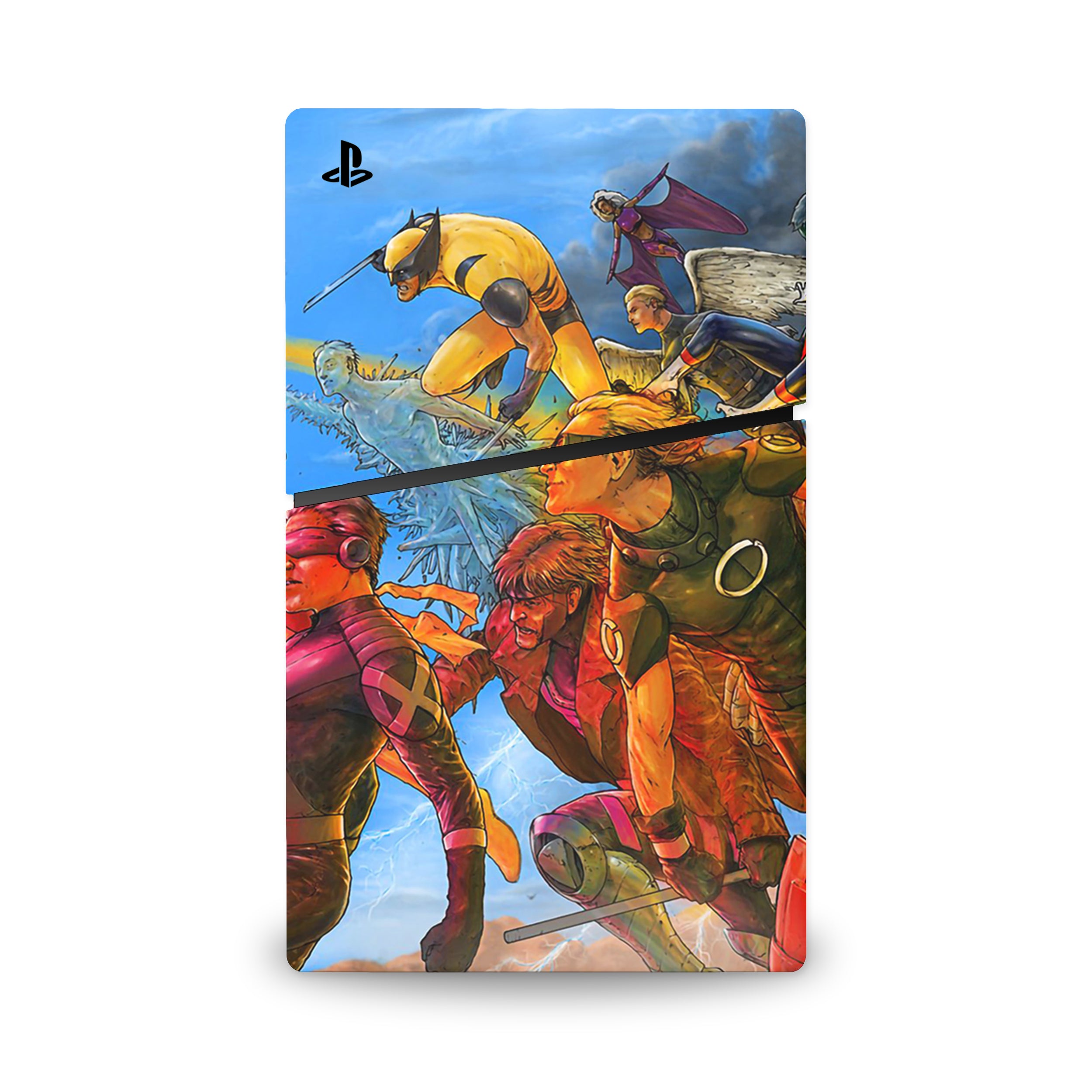 Mutant Warriors v2 PS5 Slim Digital Skin - Comics-inspired design