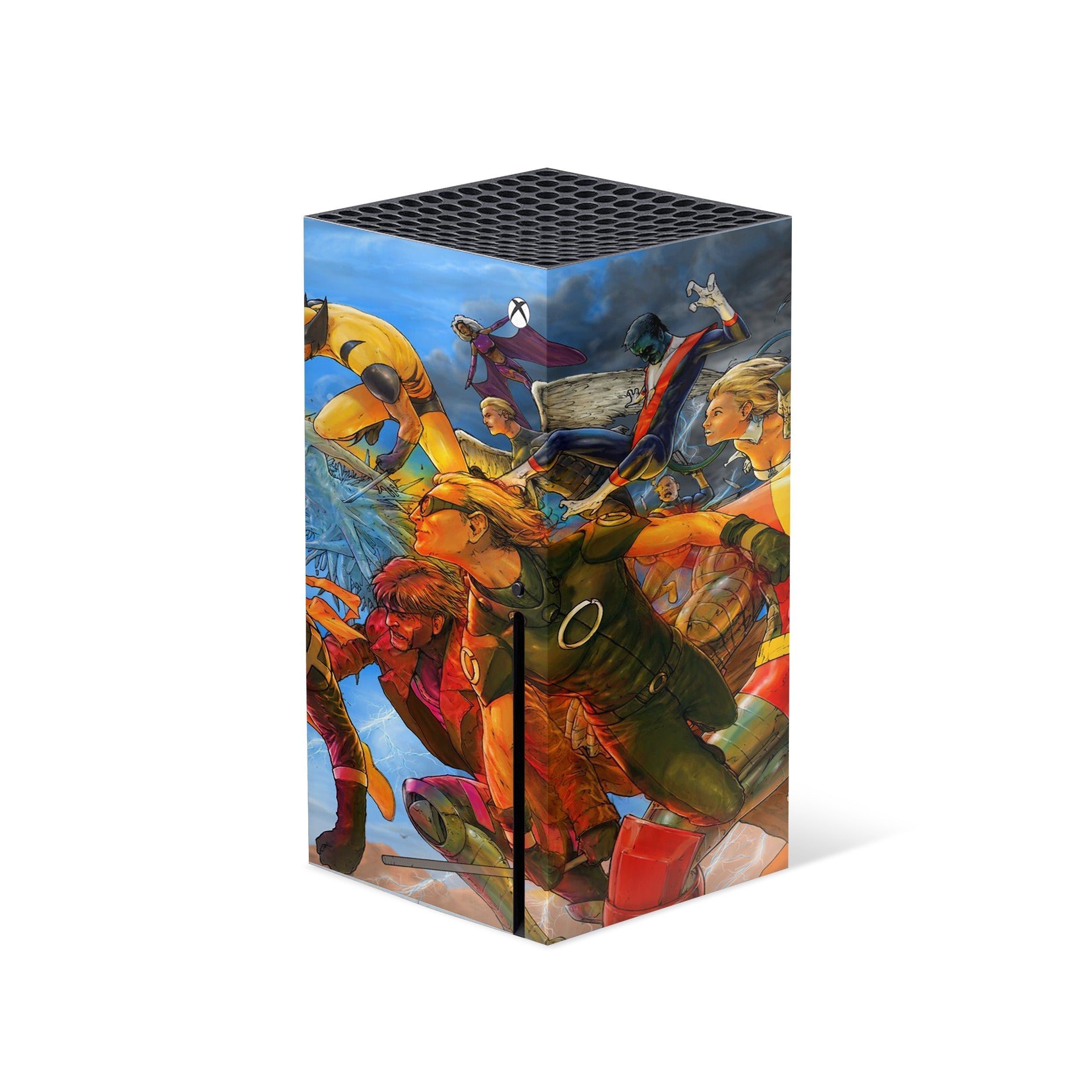 Mutant Warriors v2 Xbox Series X Skin - Comics-inspired design