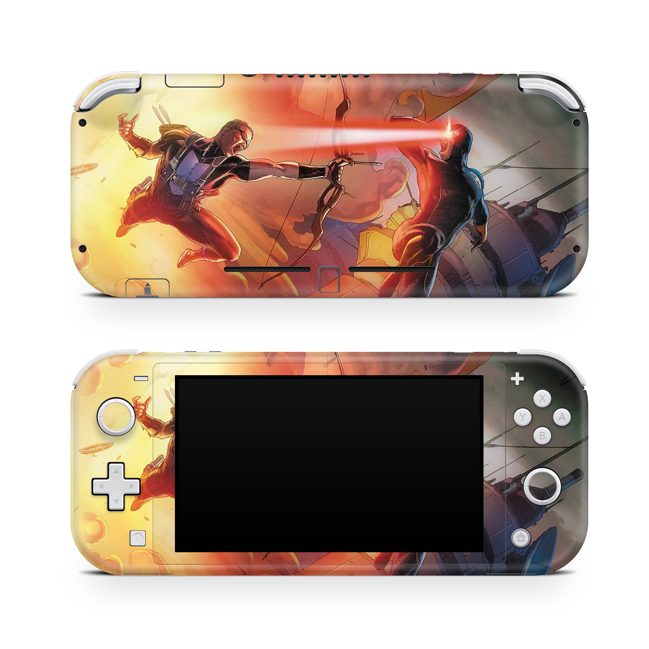 Optical Blast v3 Nintendo Switch Lite Skin - Comics-inspired design