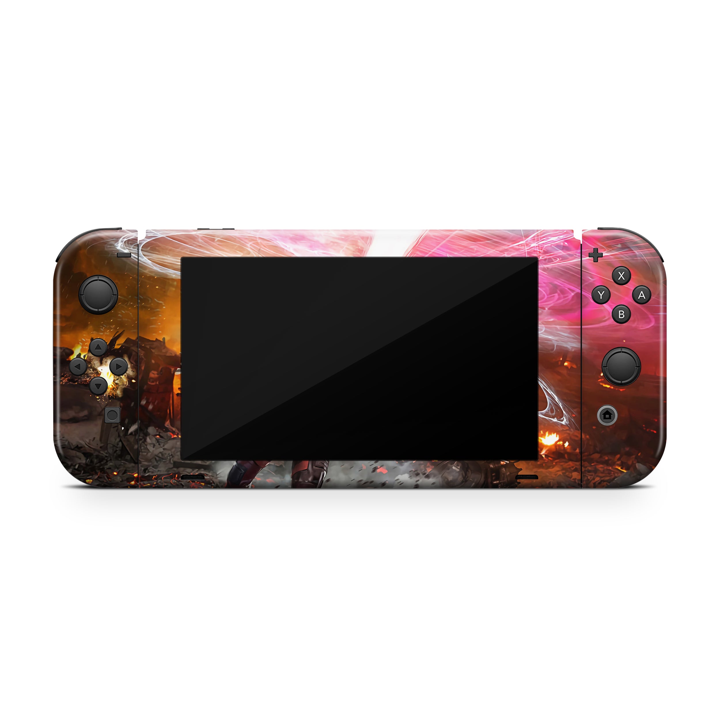 Optical Blast v5 Nintendo Switch OLED Skin - Comics-inspired design