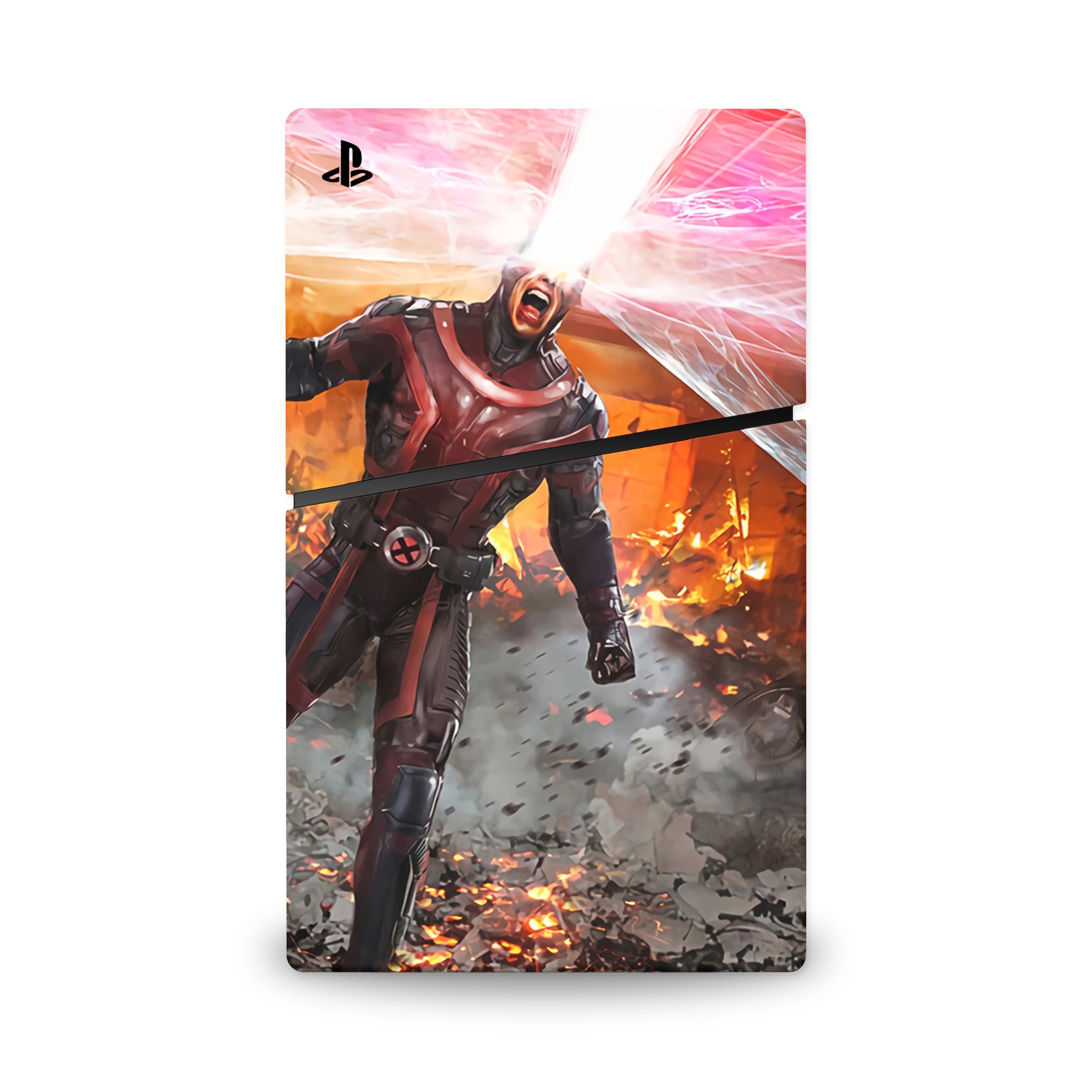 Optical Blast v5 PS5 Slim Skin - Comics-inspired design