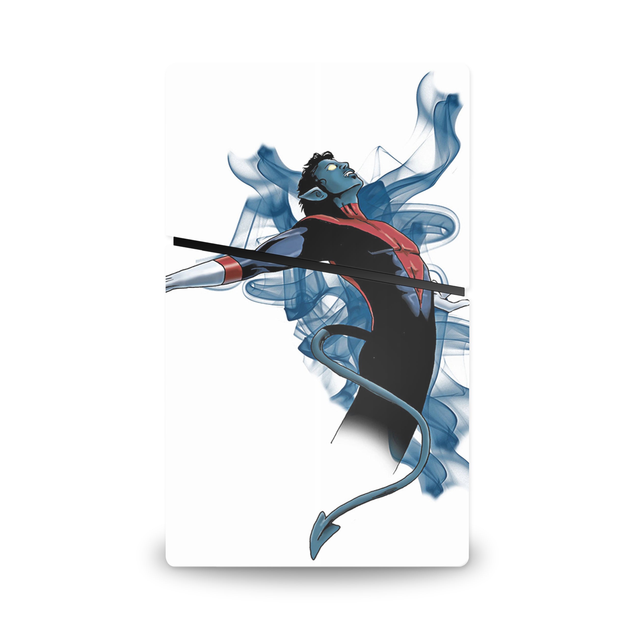 Shadow Teleporter v1 PS5 Slim Digital Skin - Comics-inspired design