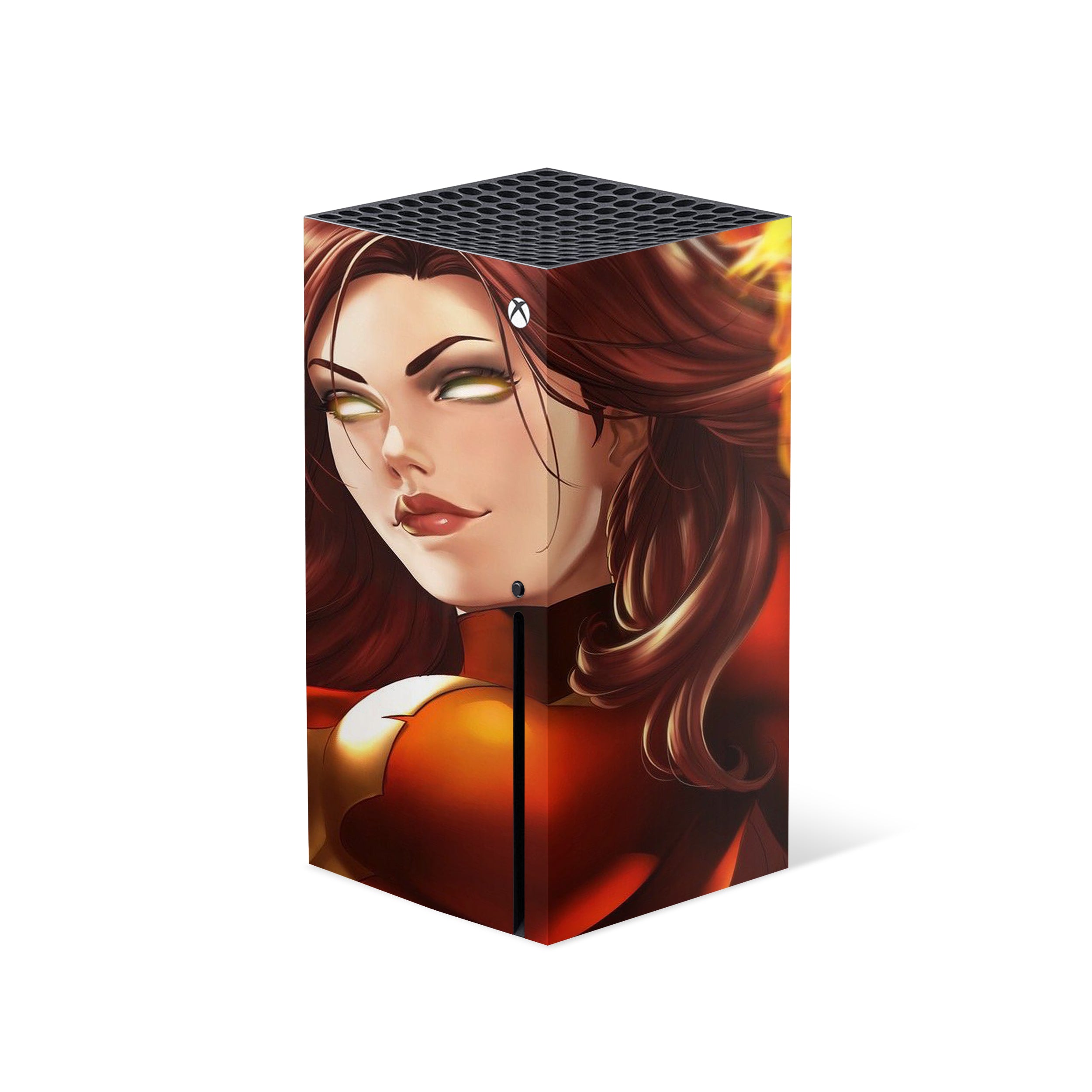 Dawnfire v1 Xbox Series X Skin - Comics-inspired design