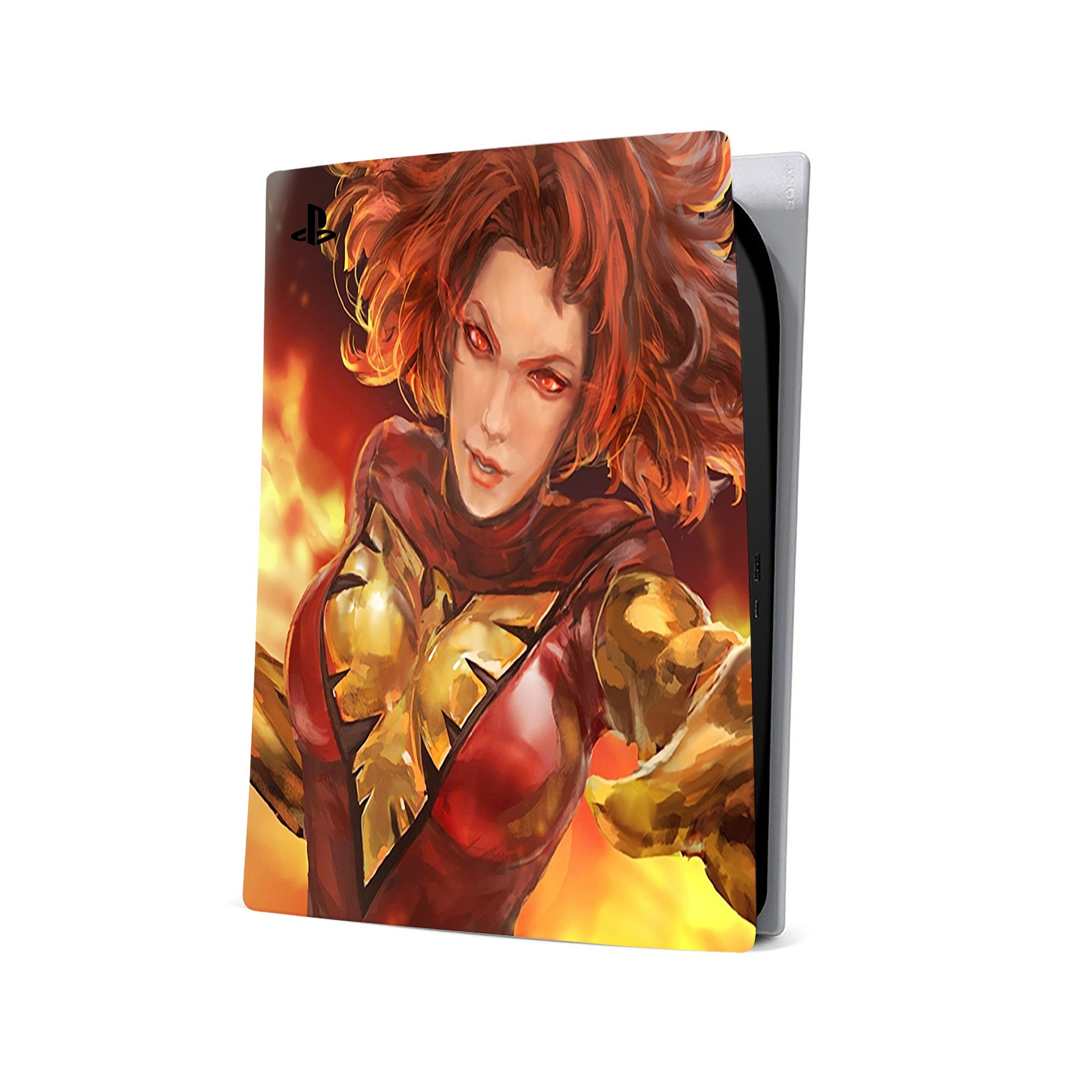 Dawnfire v3 PS5 Skin - Comics-inspired design