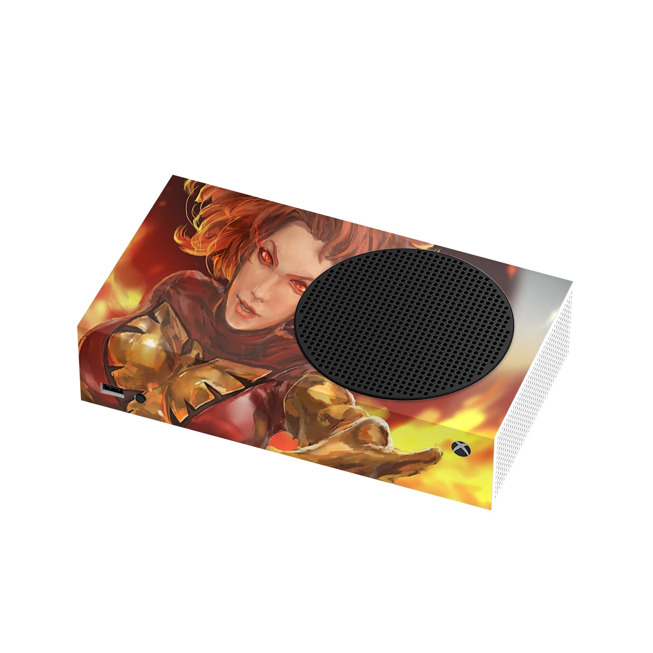 Dawnfire v3 Xbox Series S Skin - Comics-inspired design