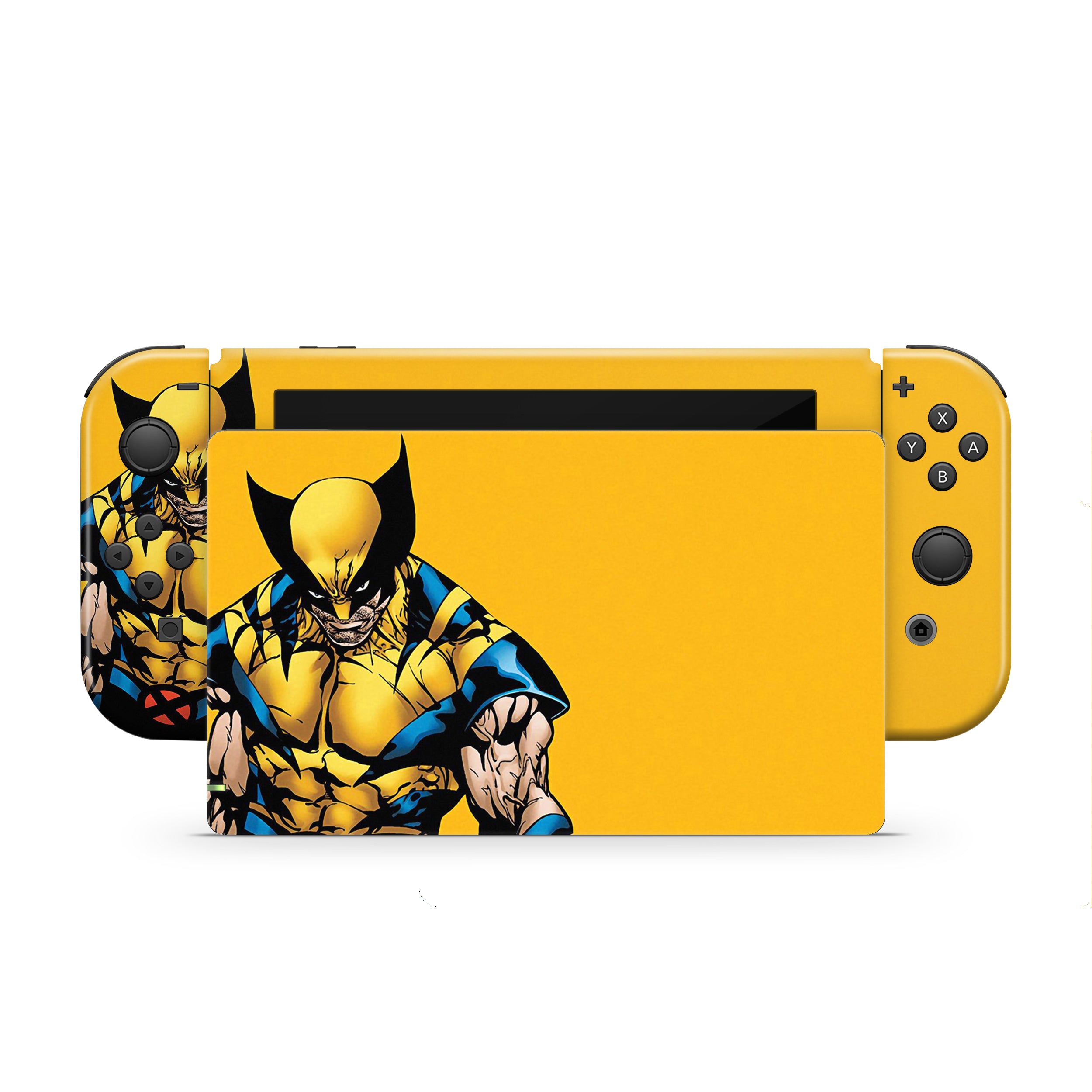 Metallic Claws v1 Nintendo Switch Skin - Comics-inspired design