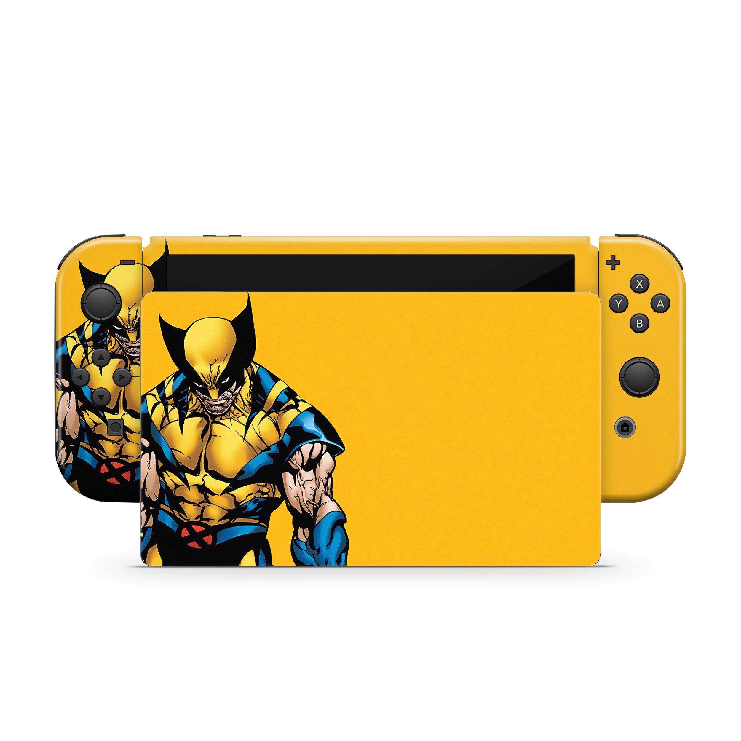 Metallic Claws v1 Nintendo Switch OLED Skin - Comics-inspired design