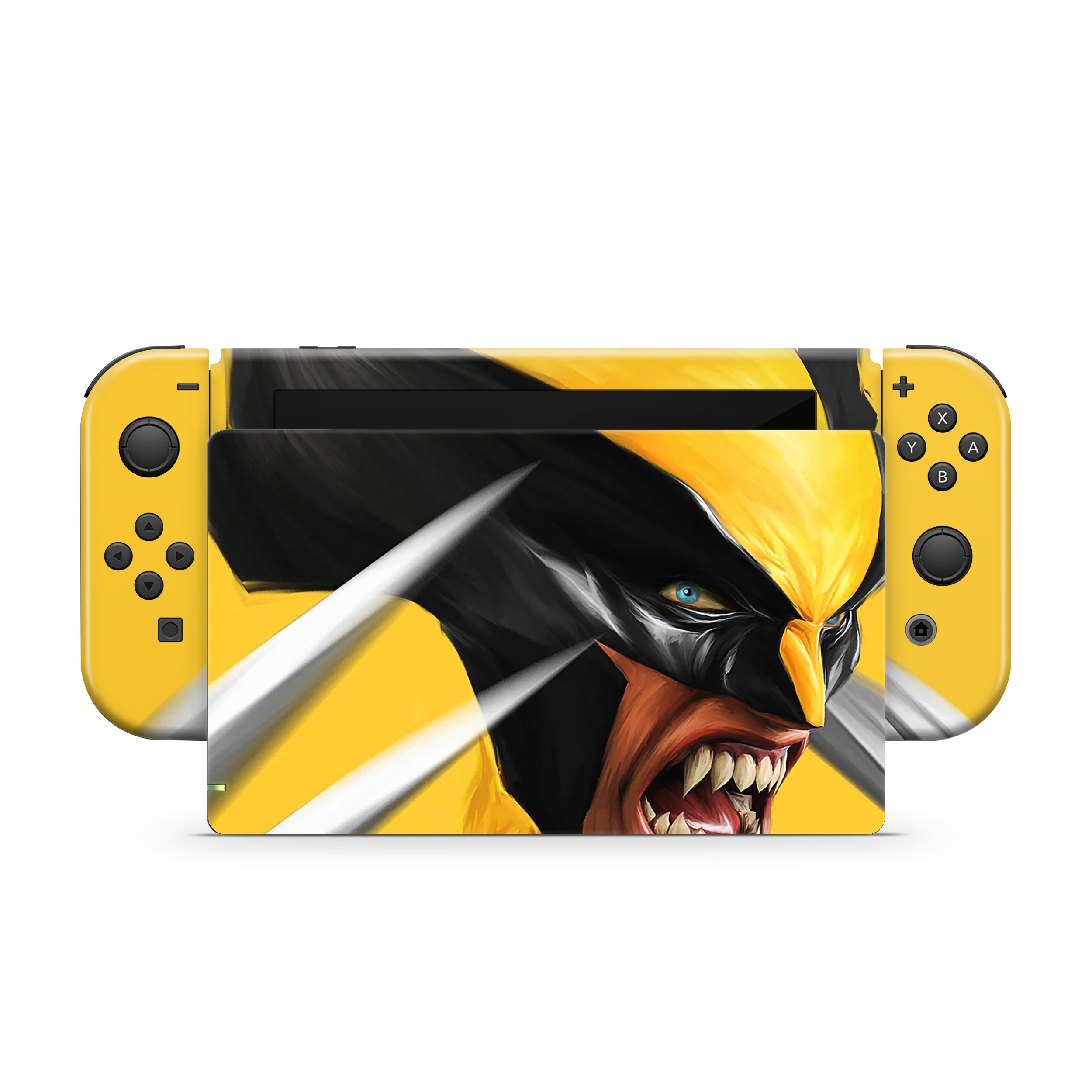 Metallic Claws v2 Nintendo Switch Skin - Comics-inspired design