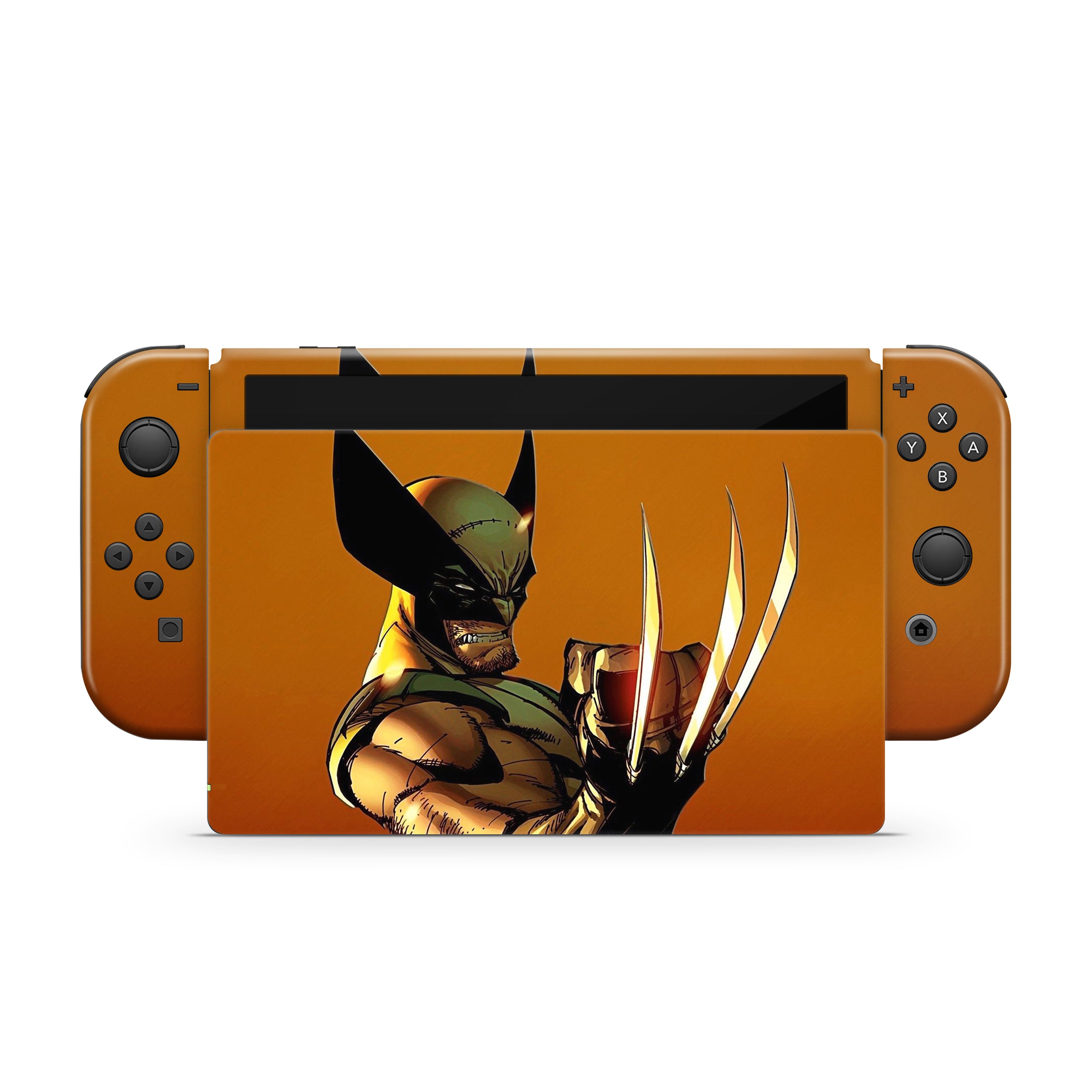 Metallic Claws v3 Nintendo Switch OLED Skin - Comics-inspired design