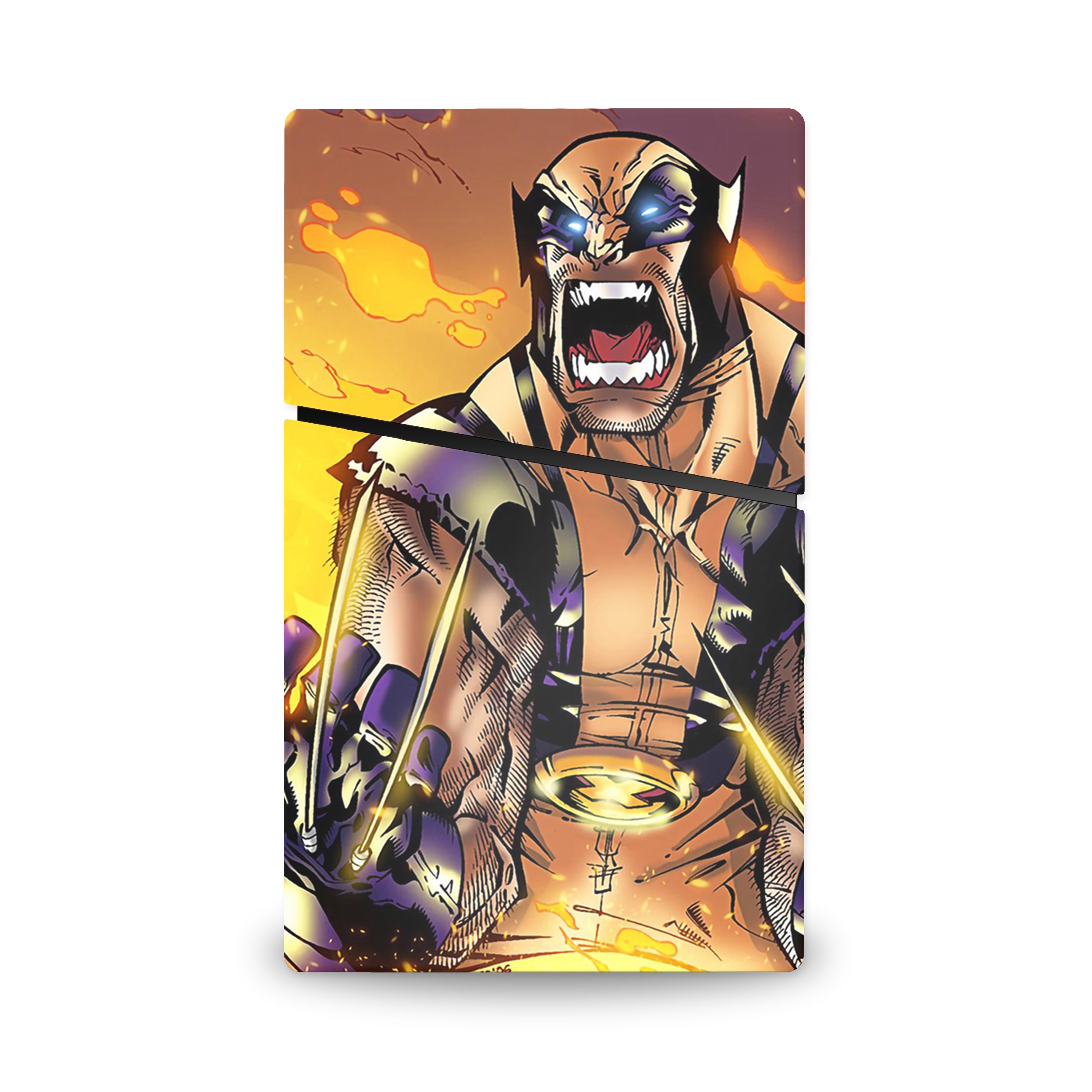Metallic Claws v4 PS5 Slim Digital Skin - Comics-inspired design