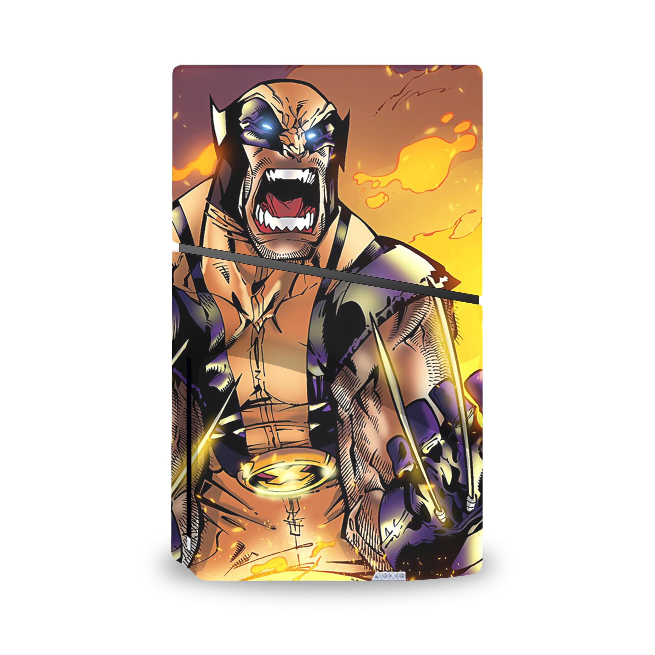 Metallic Claws v4 PS5 Slim Skin - Comics-inspired design