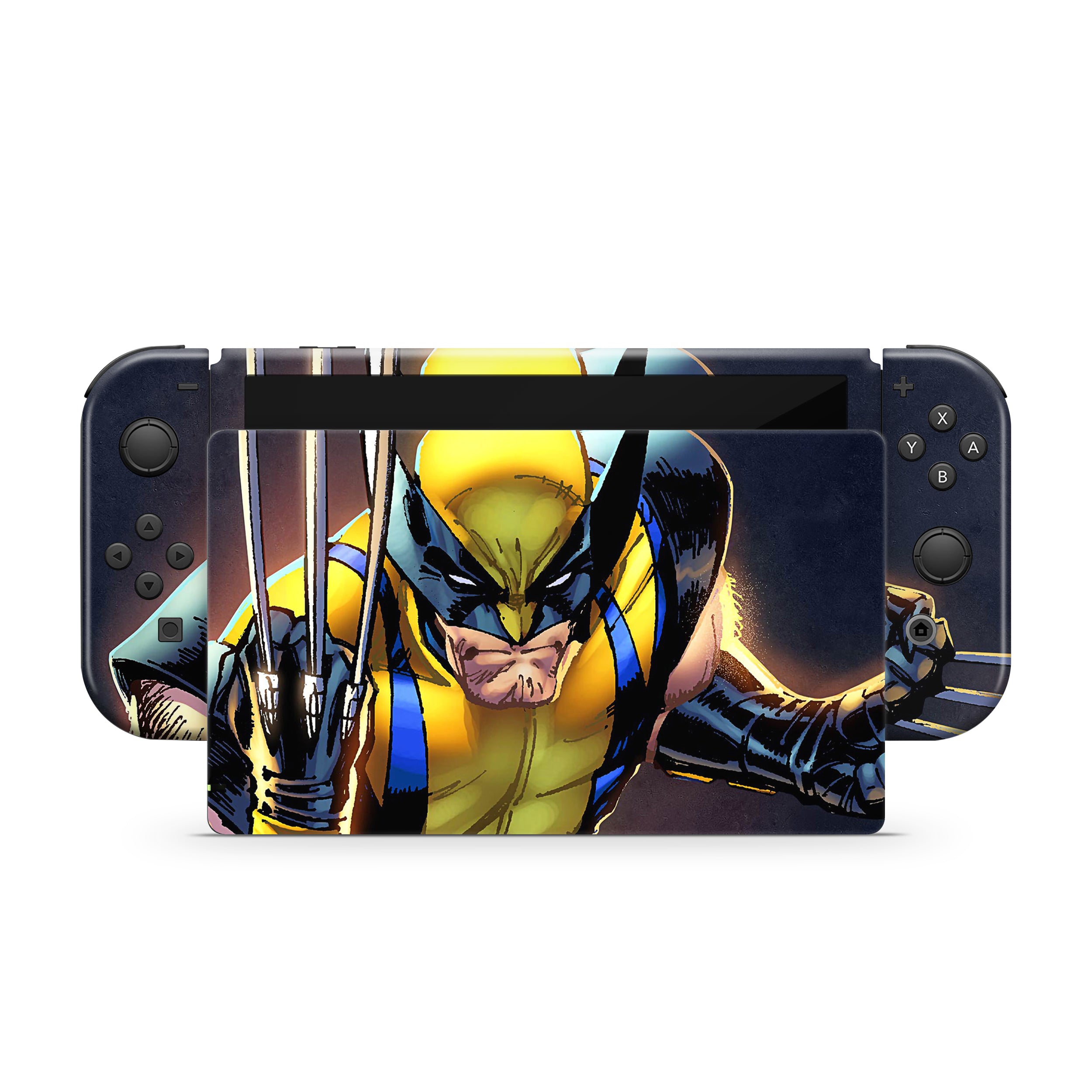 Metallic Claws v5 Nintendo Switch OLED Skin - Comics-inspired design
