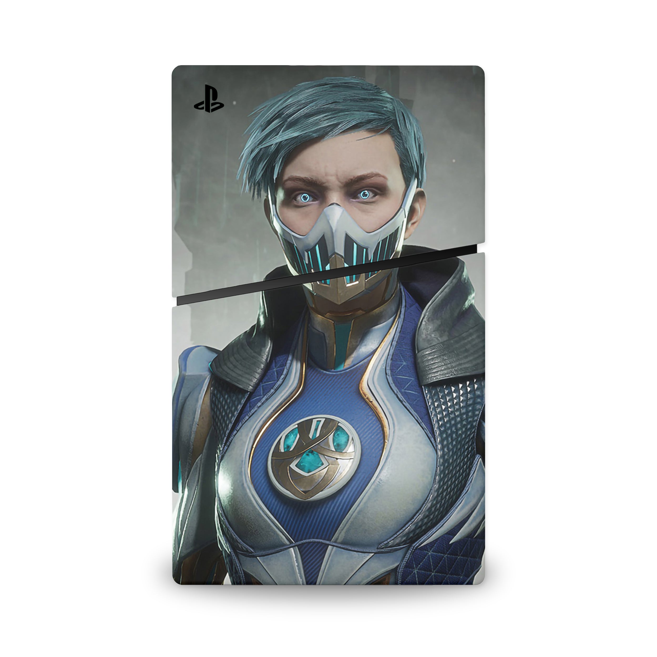 Cryo Specter v1 PS5 Slim Digital Skin - Video Game-inspired design