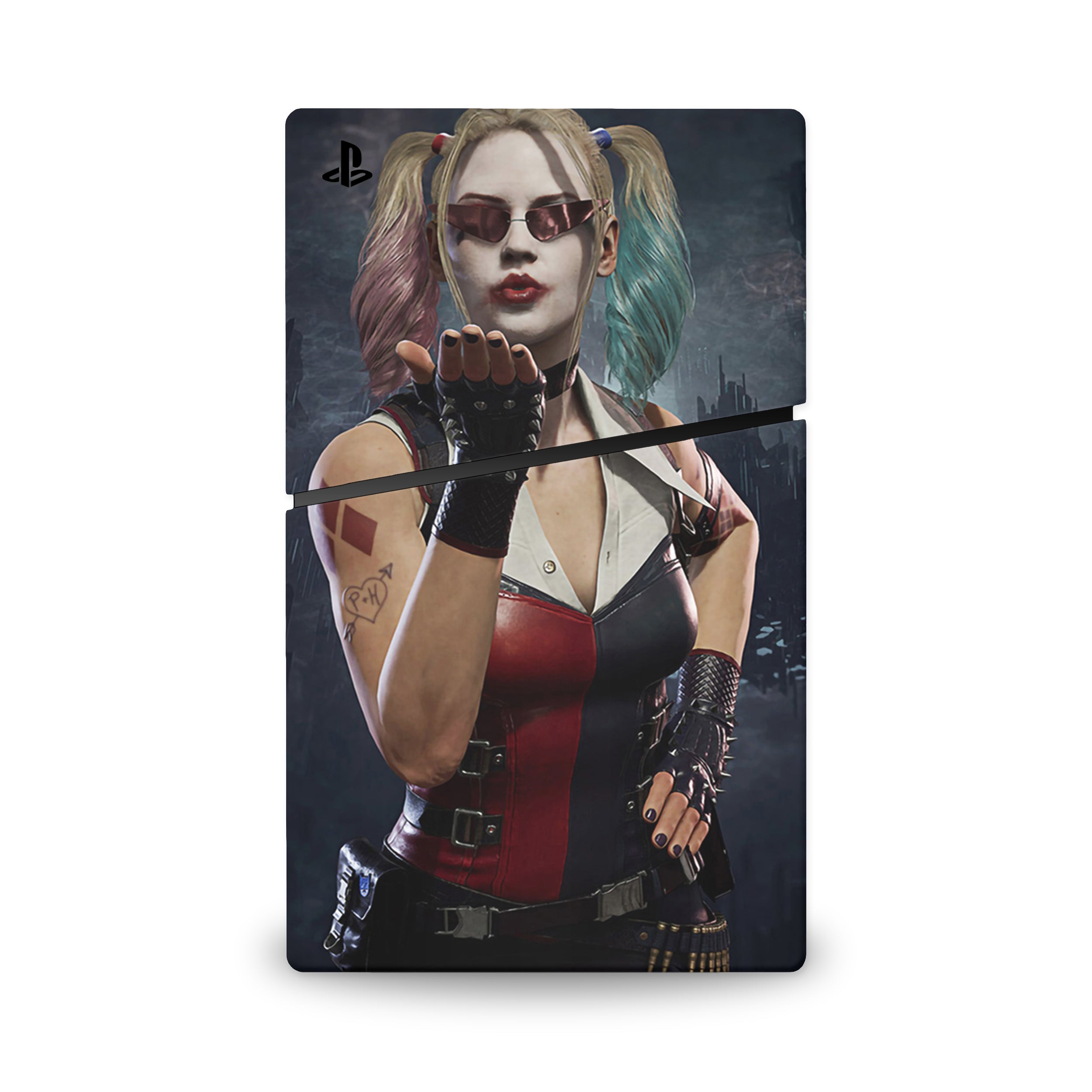 Jester Queen v1 PS5 Slim Digital Skin - Video Game-inspired design