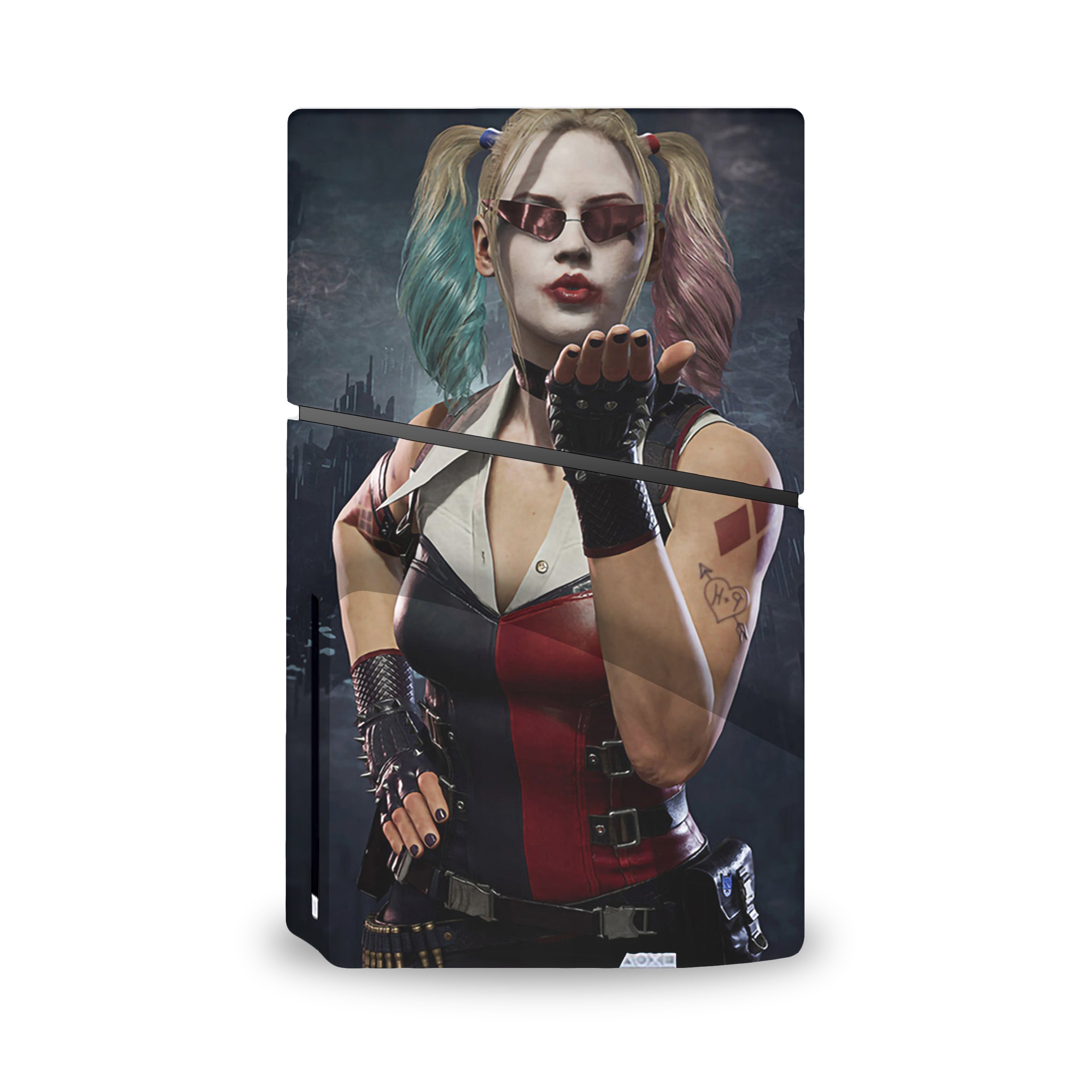 Jester Queen v1 PS5 Slim Skin - Video Game-inspired design