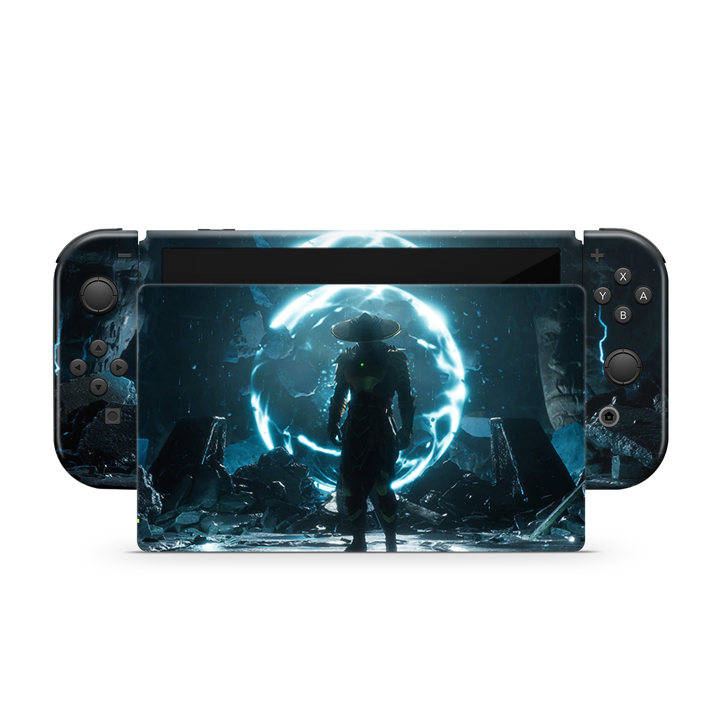 Thunder Warrior v1 Nintendo Switch OLED Skin - Video Game-inspired design