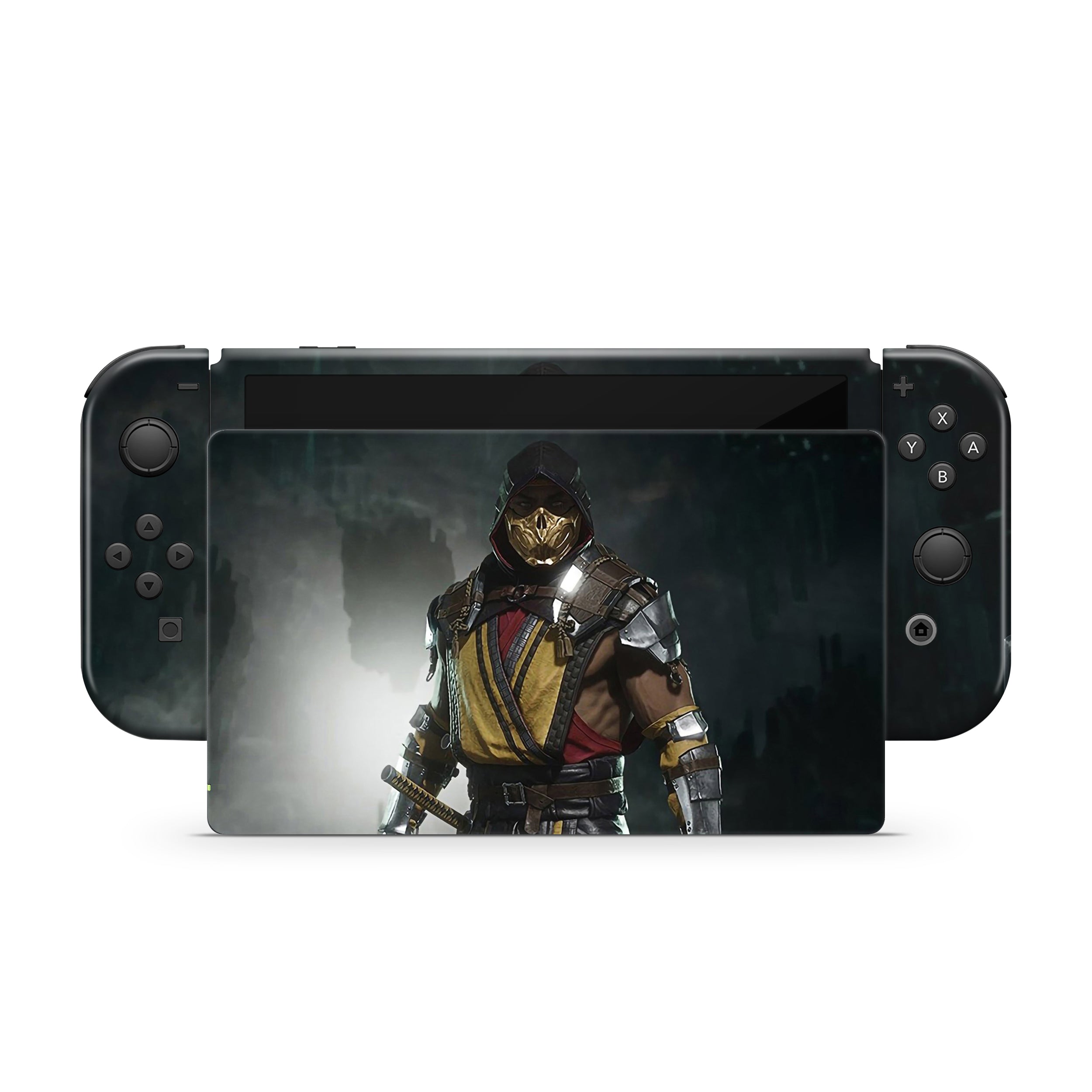 Inferno Ninja v1 Nintendo Switch OLED Skin - Video Game-inspired design