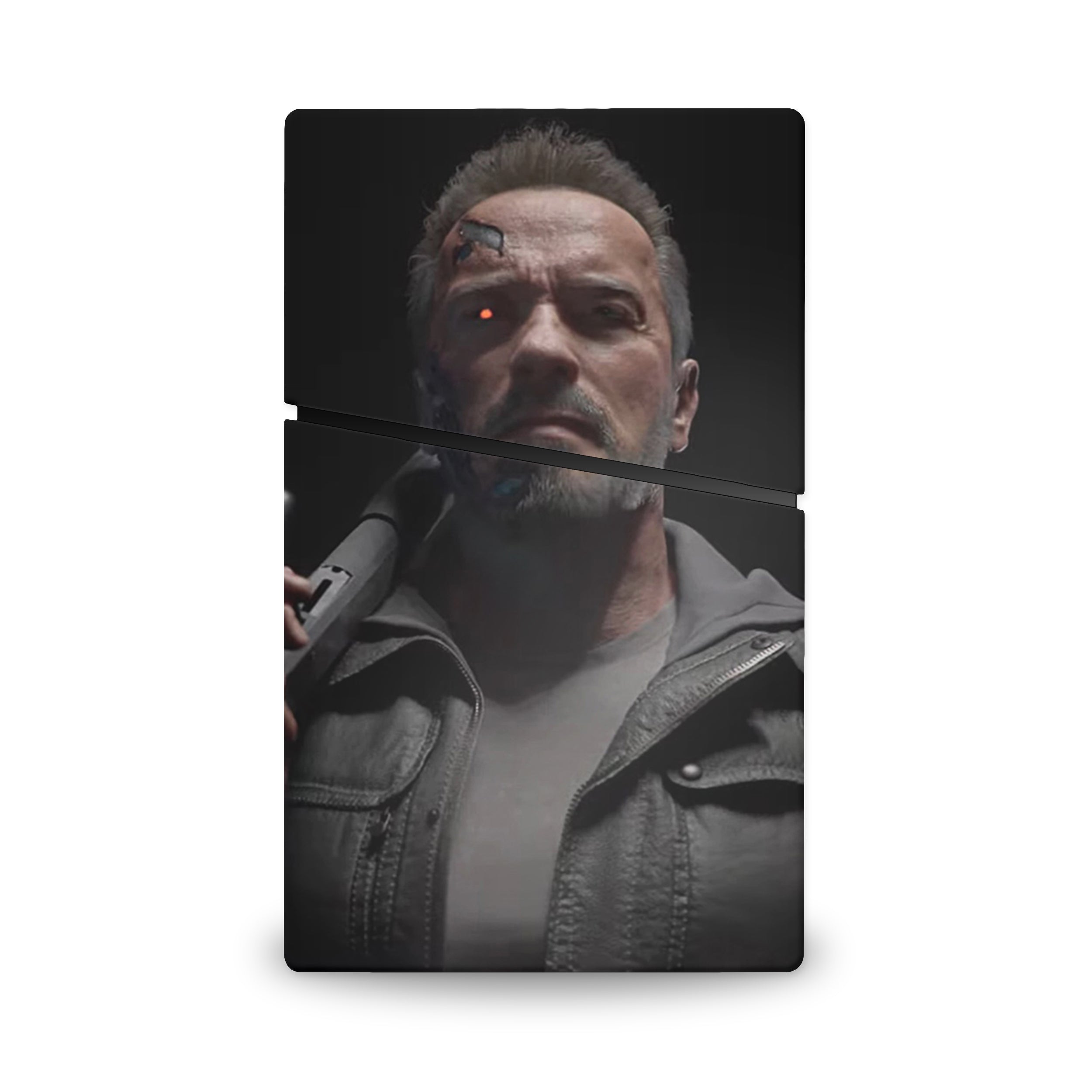 Cybernetic Destroyer v1 PS5 Slim Digital Skin - Video Game-inspired design