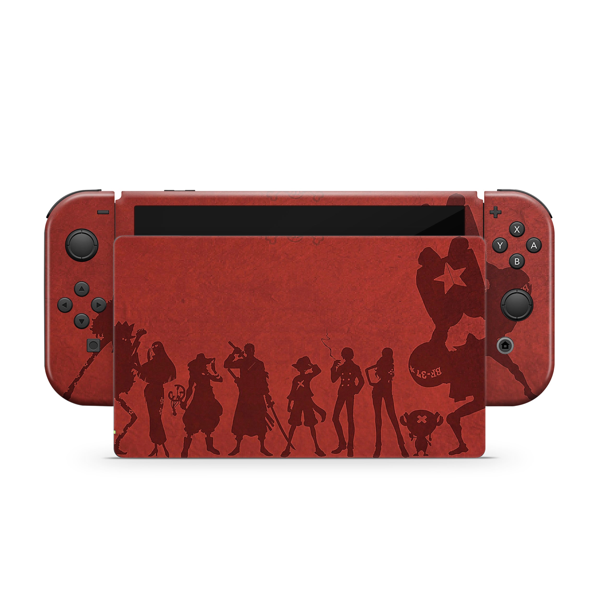 Pirate Adventure v2 Nintendo Switch OLED Skin - Anime-inspired design